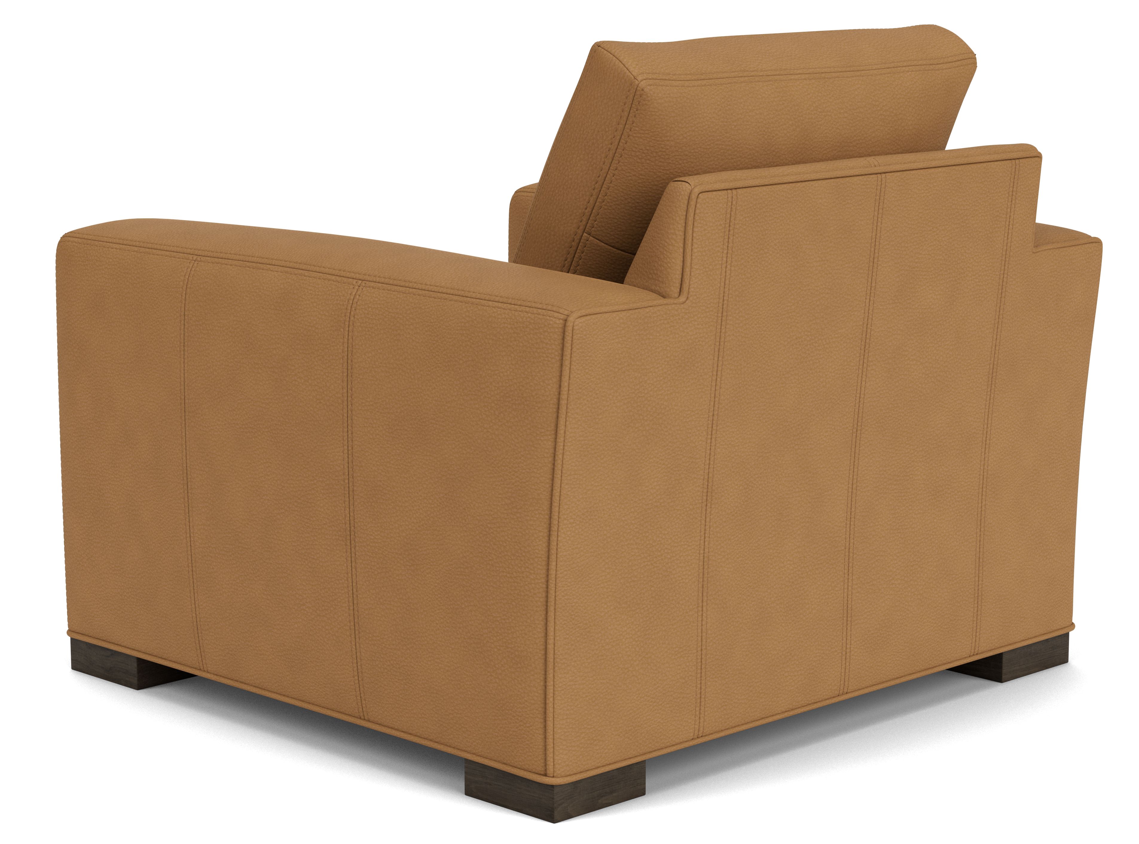 Back view of Metro Chair in Leather
