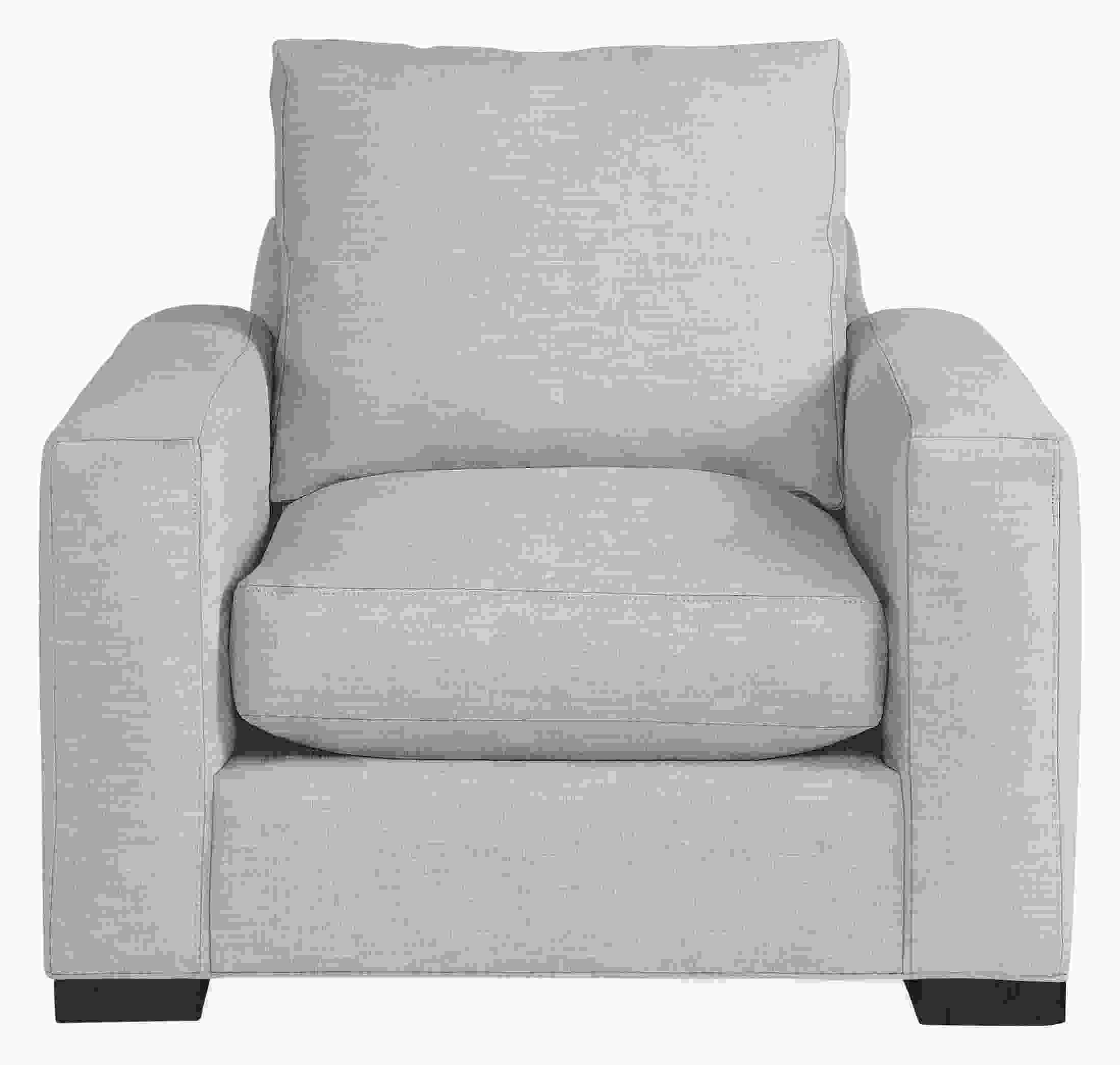 Front view of Metro Chair in Destin Linen.