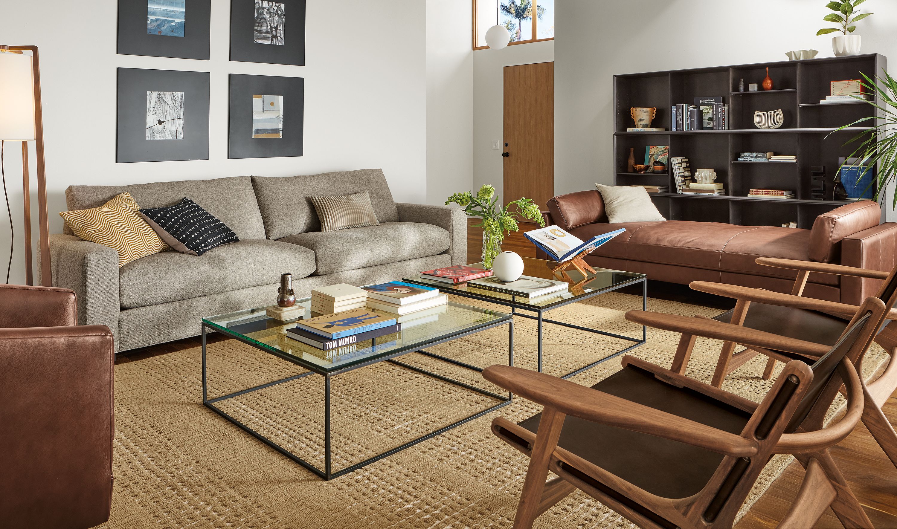 Metro Sofa with Lars Lounge Chairs - Living - Room & Board