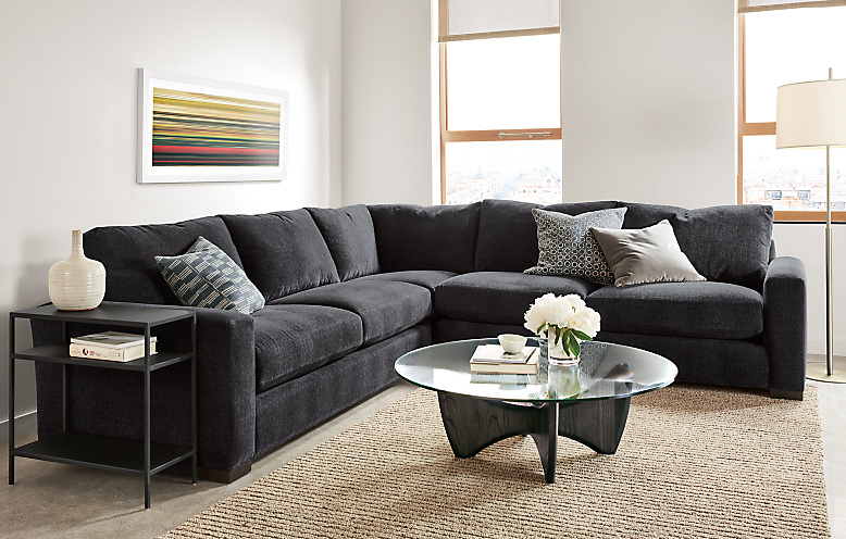 Detail of Metro three-piece sectional.