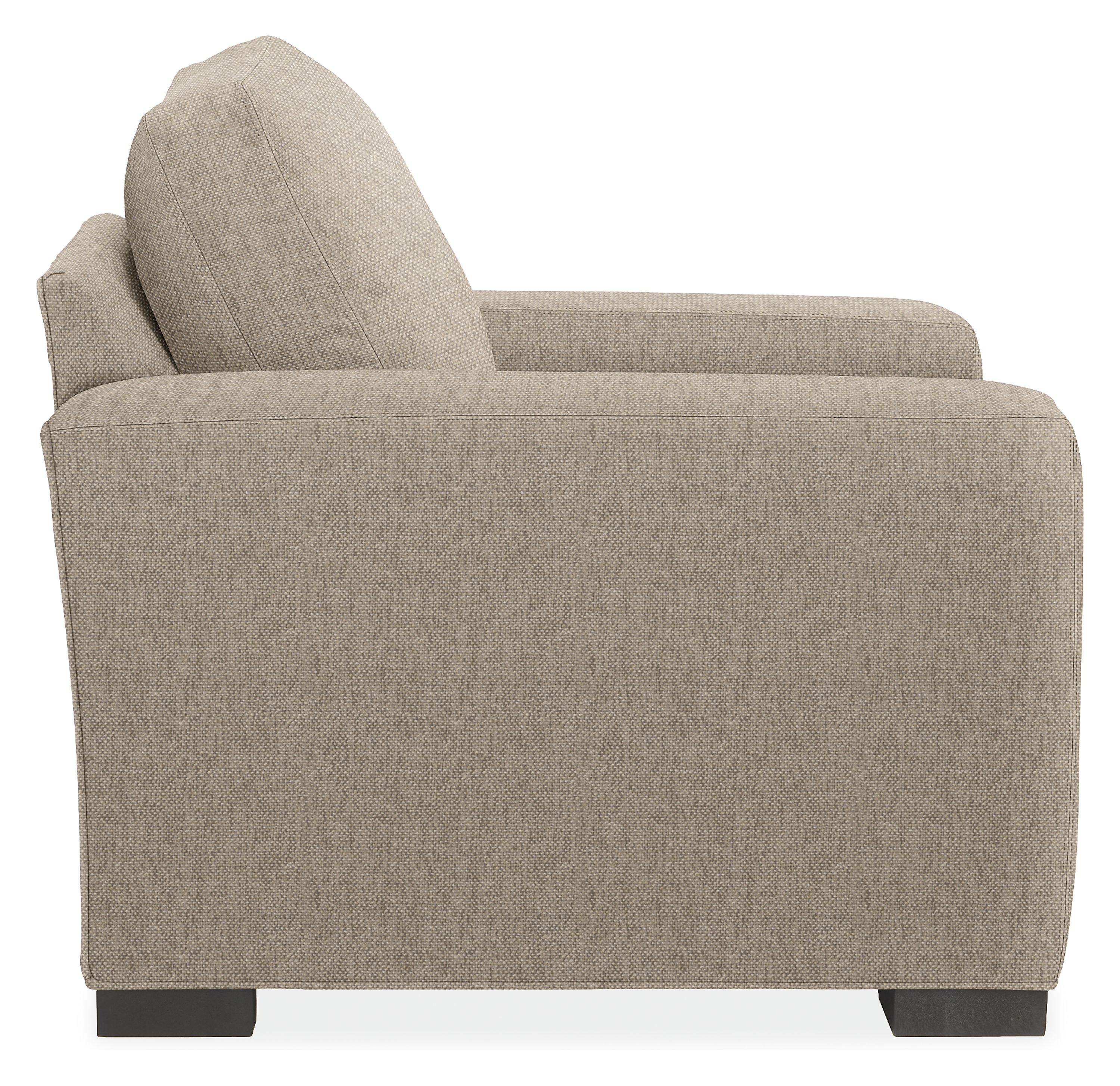 Side view of Metro Chair in Tatum Grey.