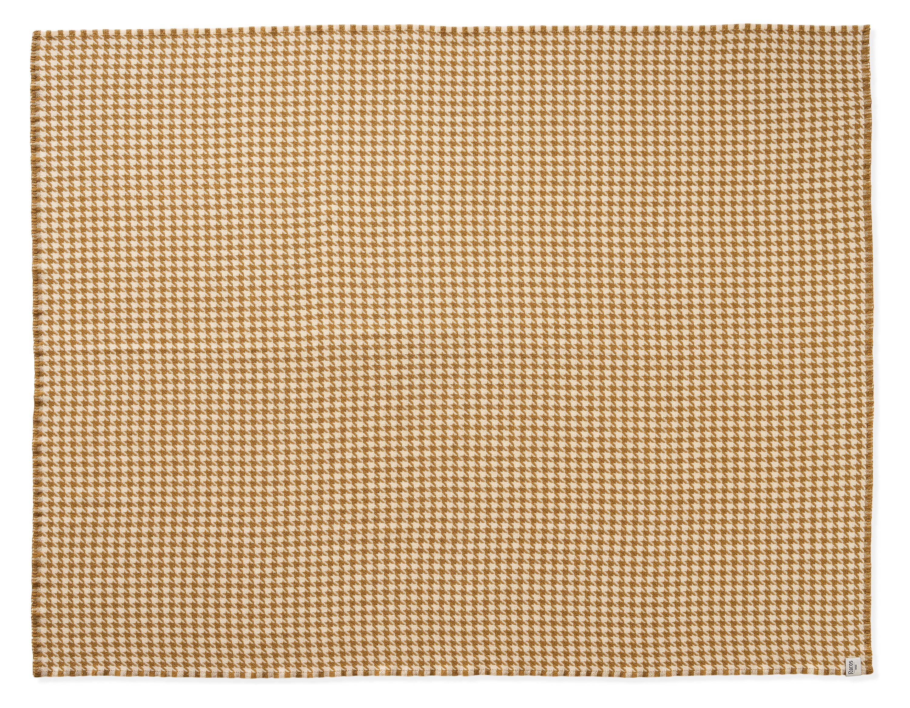 Open view of Mimi Throw Blanket in Tobacco.