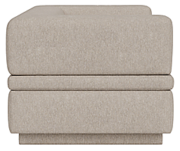 Side view of Miranda 76-inches Daybed with Sofa Cushions in Elin Fabric.