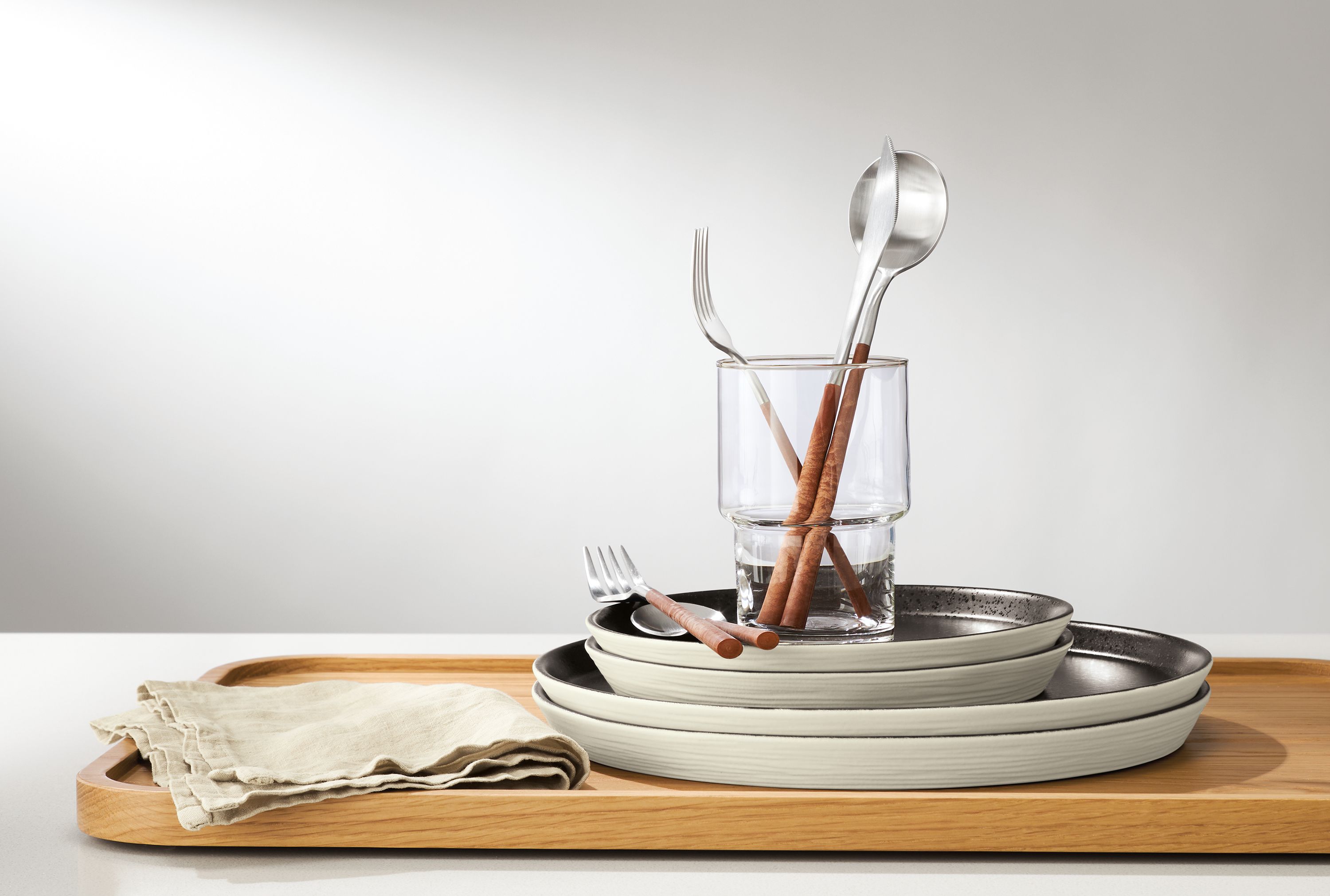 Aspect 21w 14d tray in white oak