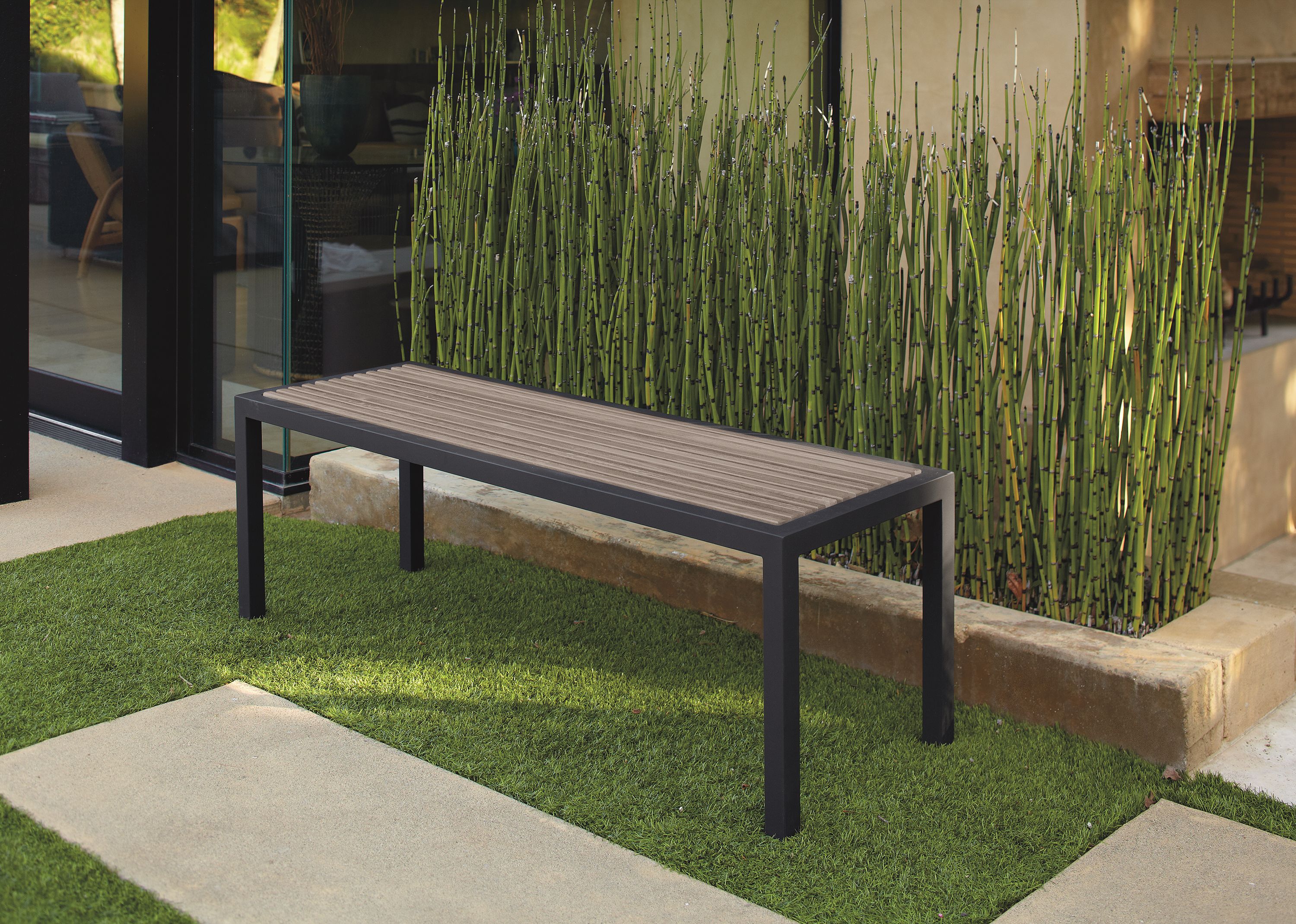 Graphite frame - Over time, the wood will age to the silver-grey color shown.