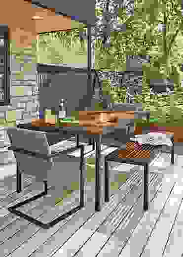 Montego modern outdoor dining set.