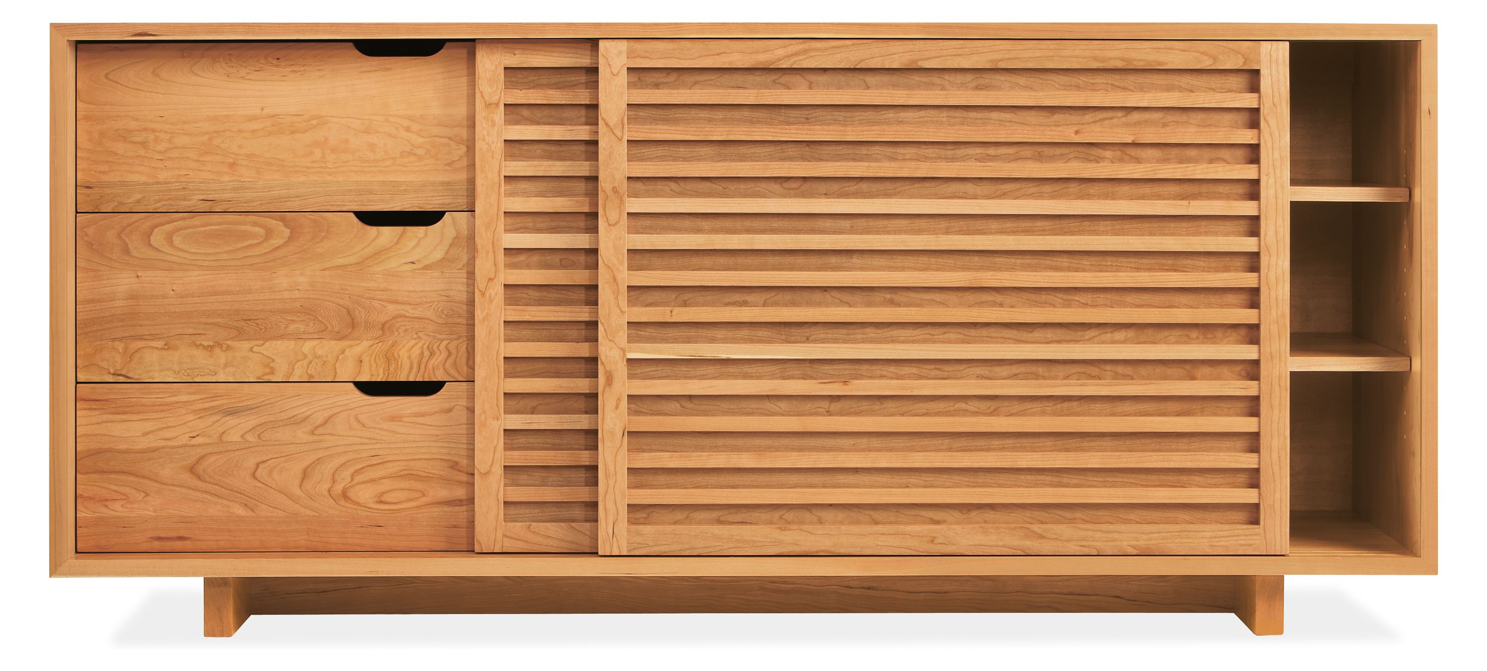 Open detail of Moro 72w 20d 32h Storage Cabinet.