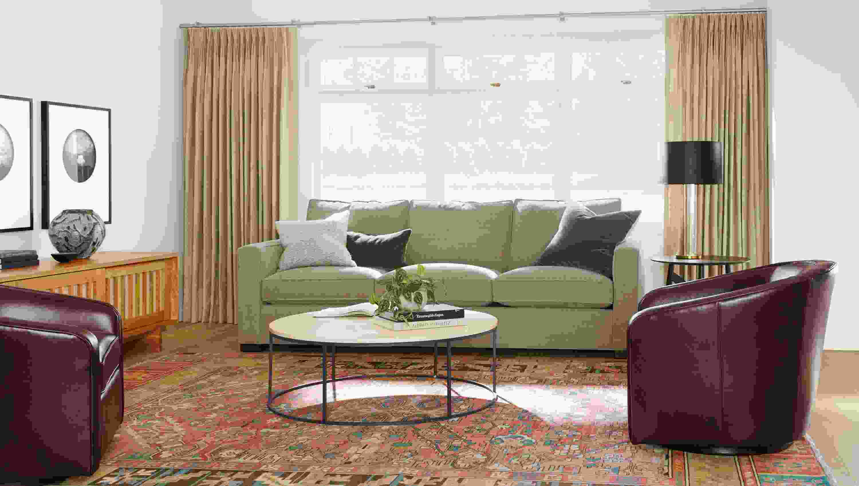 Detail of Morrison 96-inch sofa.