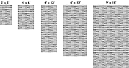 Morse Custom Rectangle/Square Rug Pattern Guide.