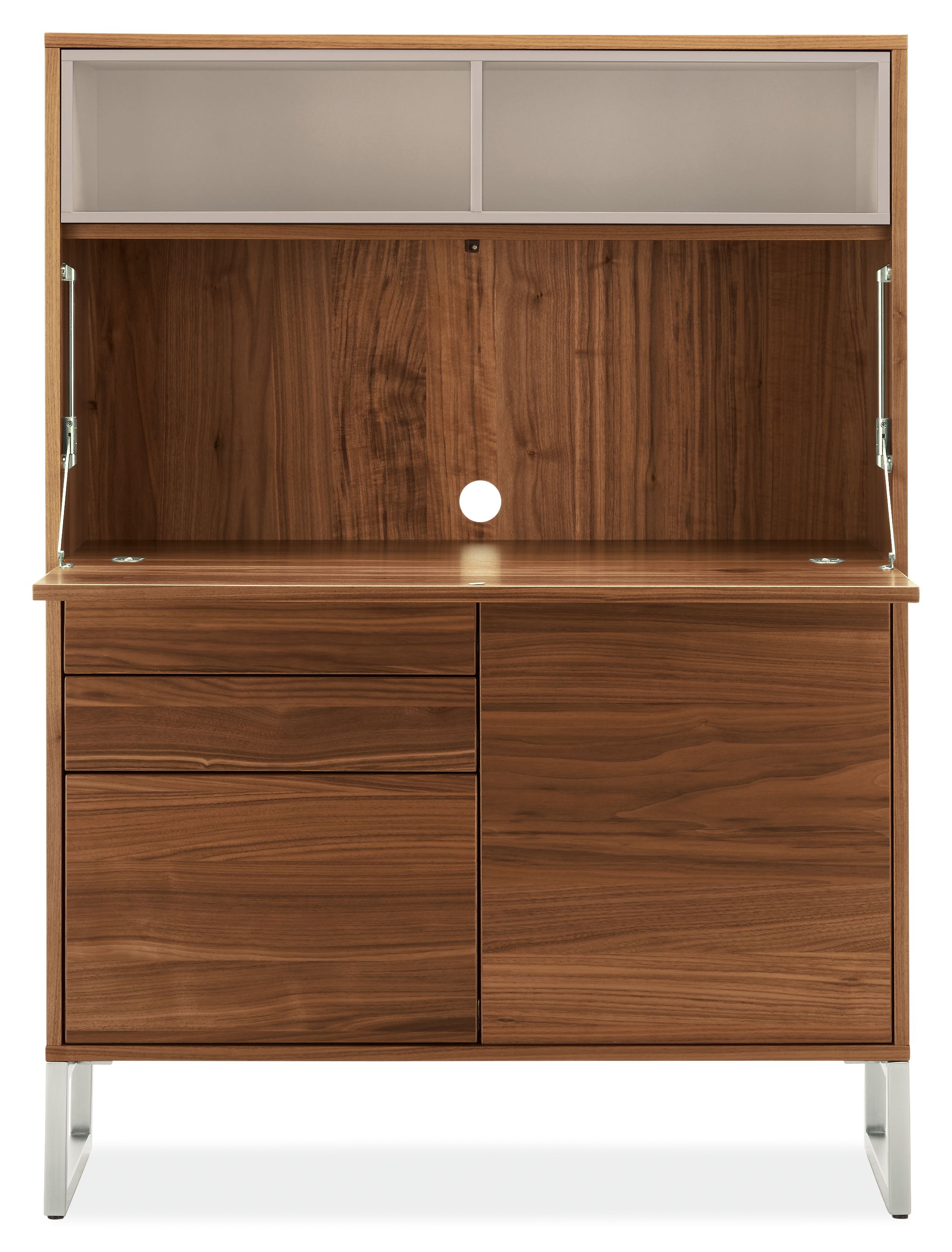 Open detail of Mosby 40w 16d 54h Office Armoire.