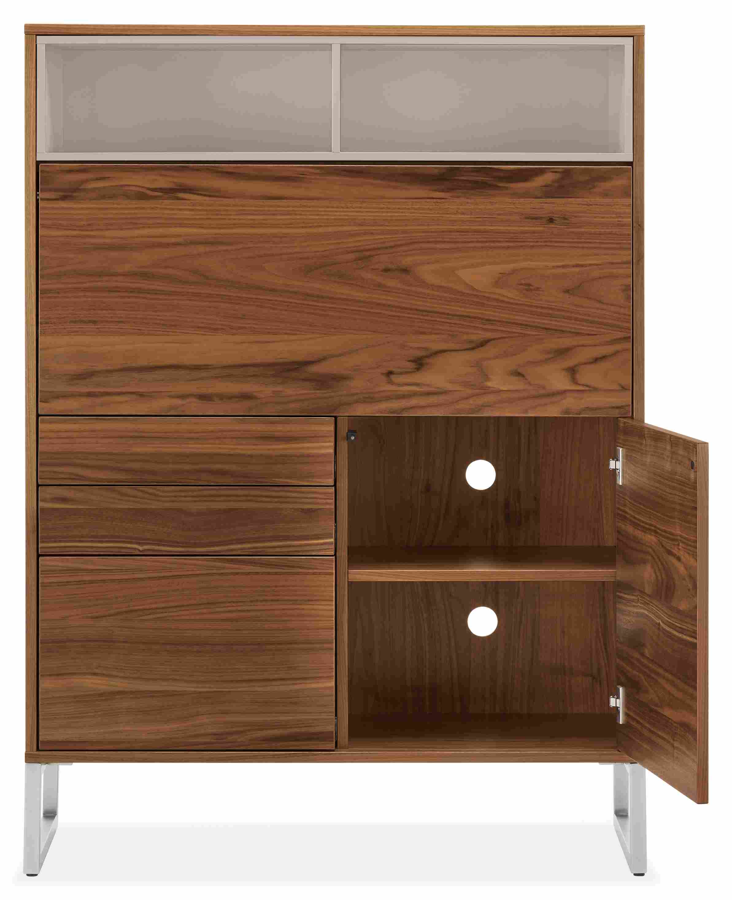Open detail of Mosby 40w 16d 54h Office Armoire.