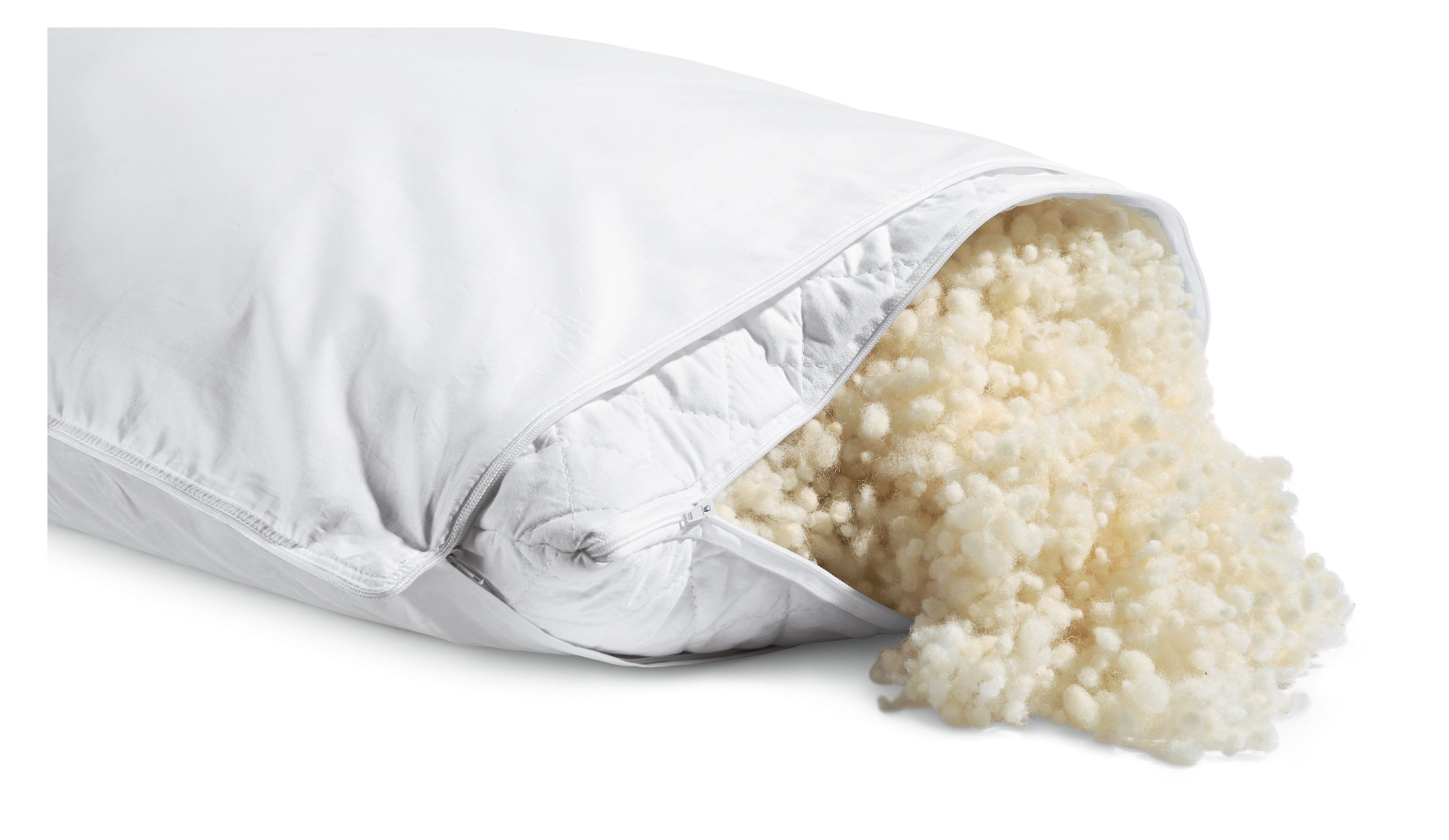 Natural Wool Bed Pillow Modern Bedroom Furniture Room & Board