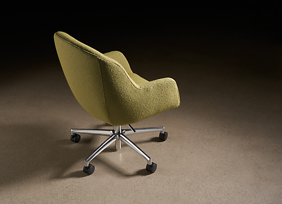 Detail of Nico Office Chair in Declan Moss.