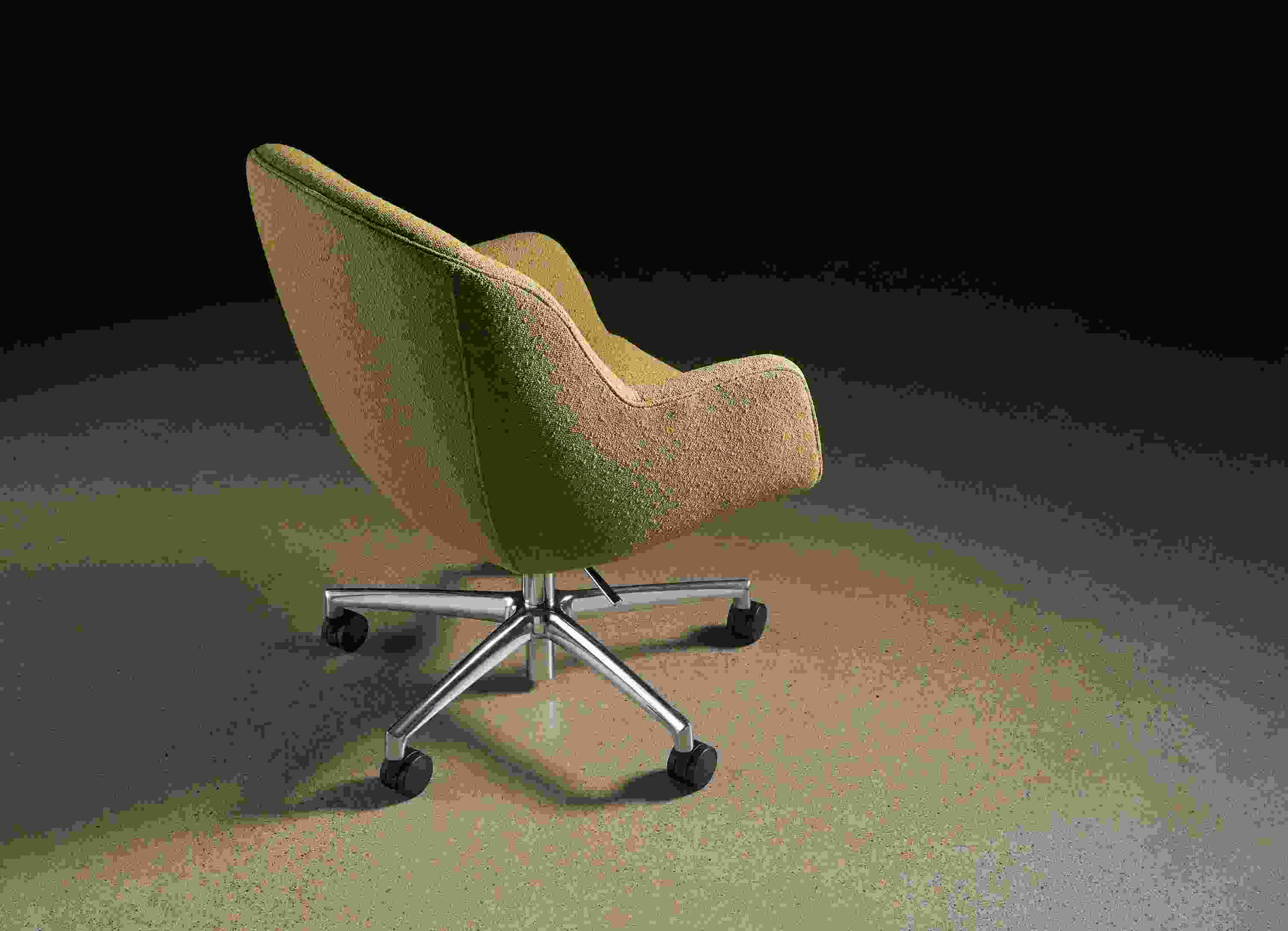 Detail of Nico Office Chair in Declan Moss.