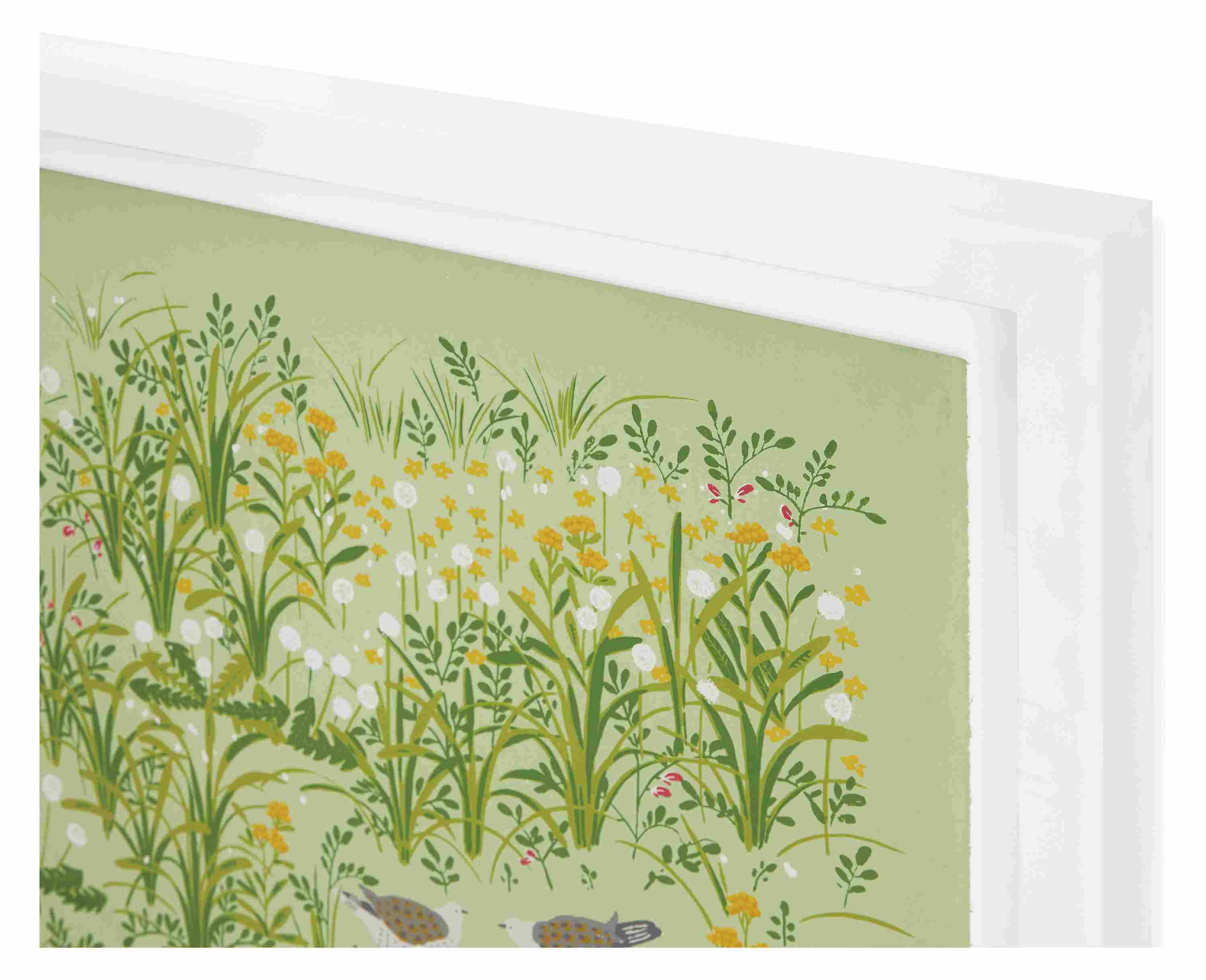 Detail of Haruna Niiya, Fluff Season, 2021, Limited Edition Silkscreen.