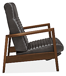 Side view of Nilsen Recliner in Vento Leather.