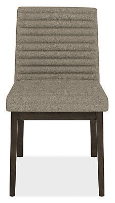Front view of Olsen Side Chair in Tatum Fabric.