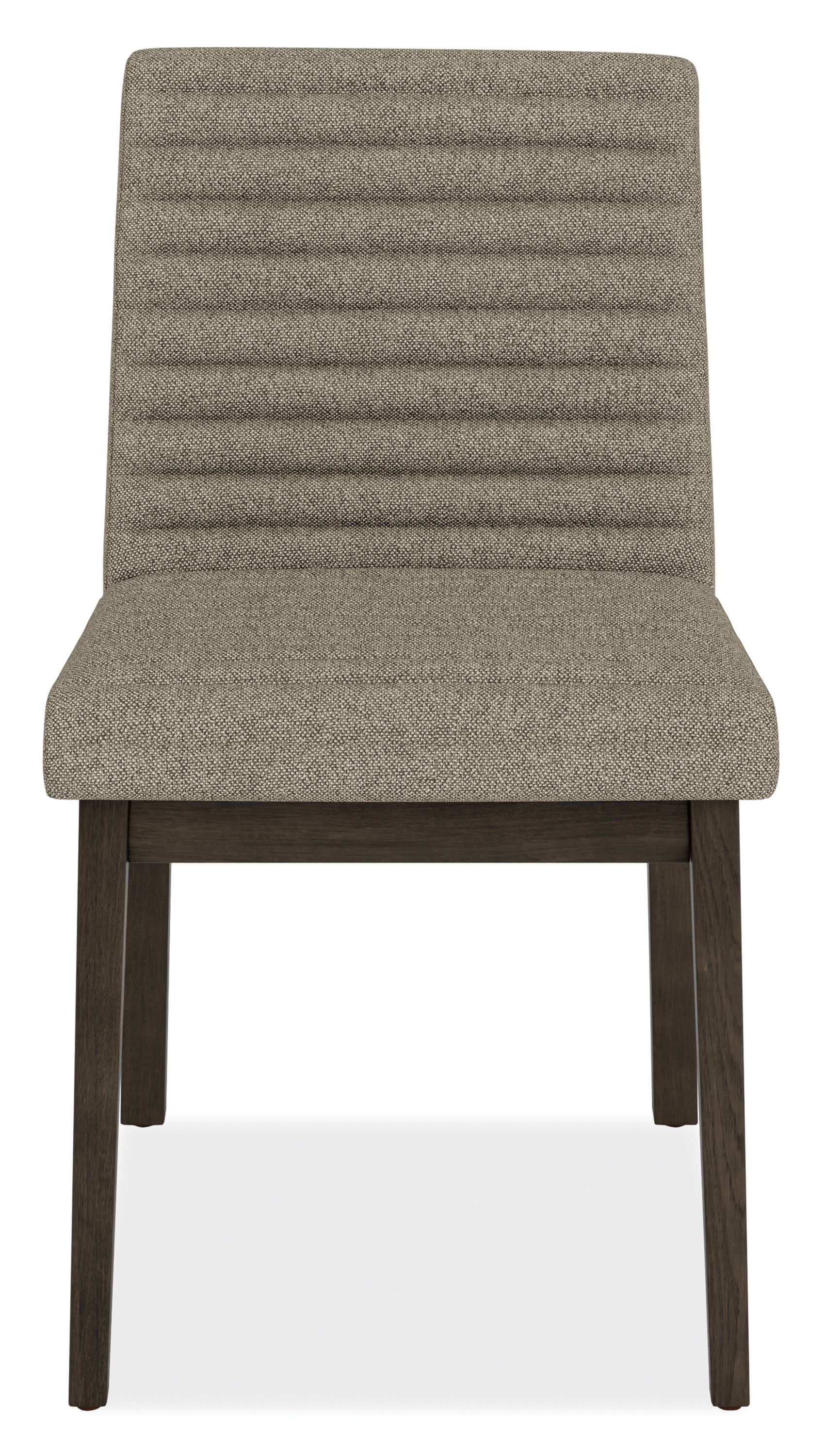 Front view of Olsen Side Chair in Tatum Fabric.