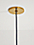 Detail of Orbit 12-Round Pendant in Brass and White Glass.