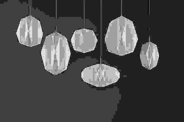 Detail of Orikata lighting collection.