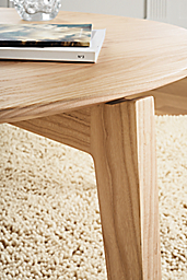 Detail of Orlin 36 diam 16h Round Coffee Table
Arden High Shag 6'x9' Rug in Winter White.