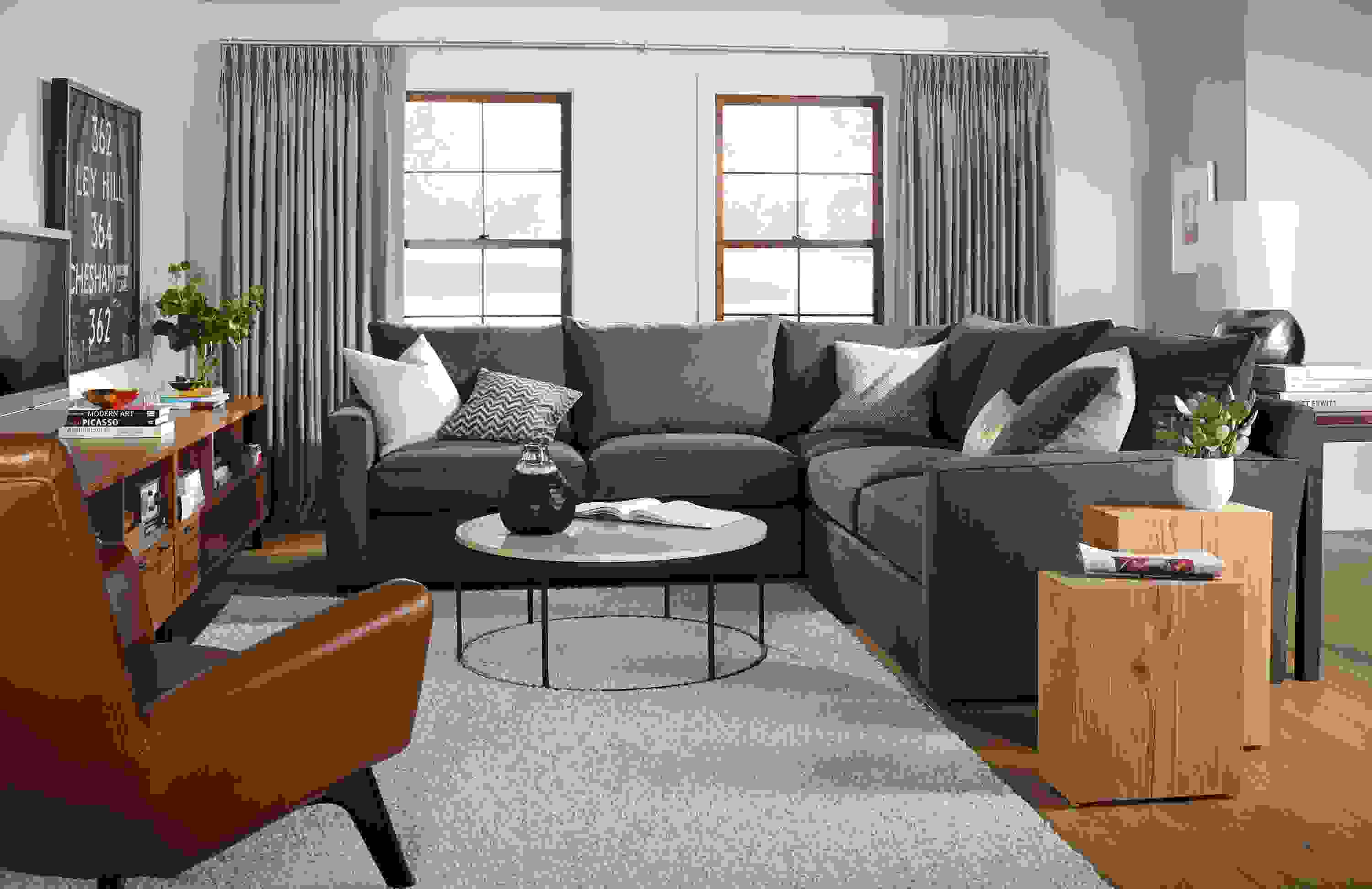 Tyne Round Coffee Tables Modern Coffee Tables Modern Living Room