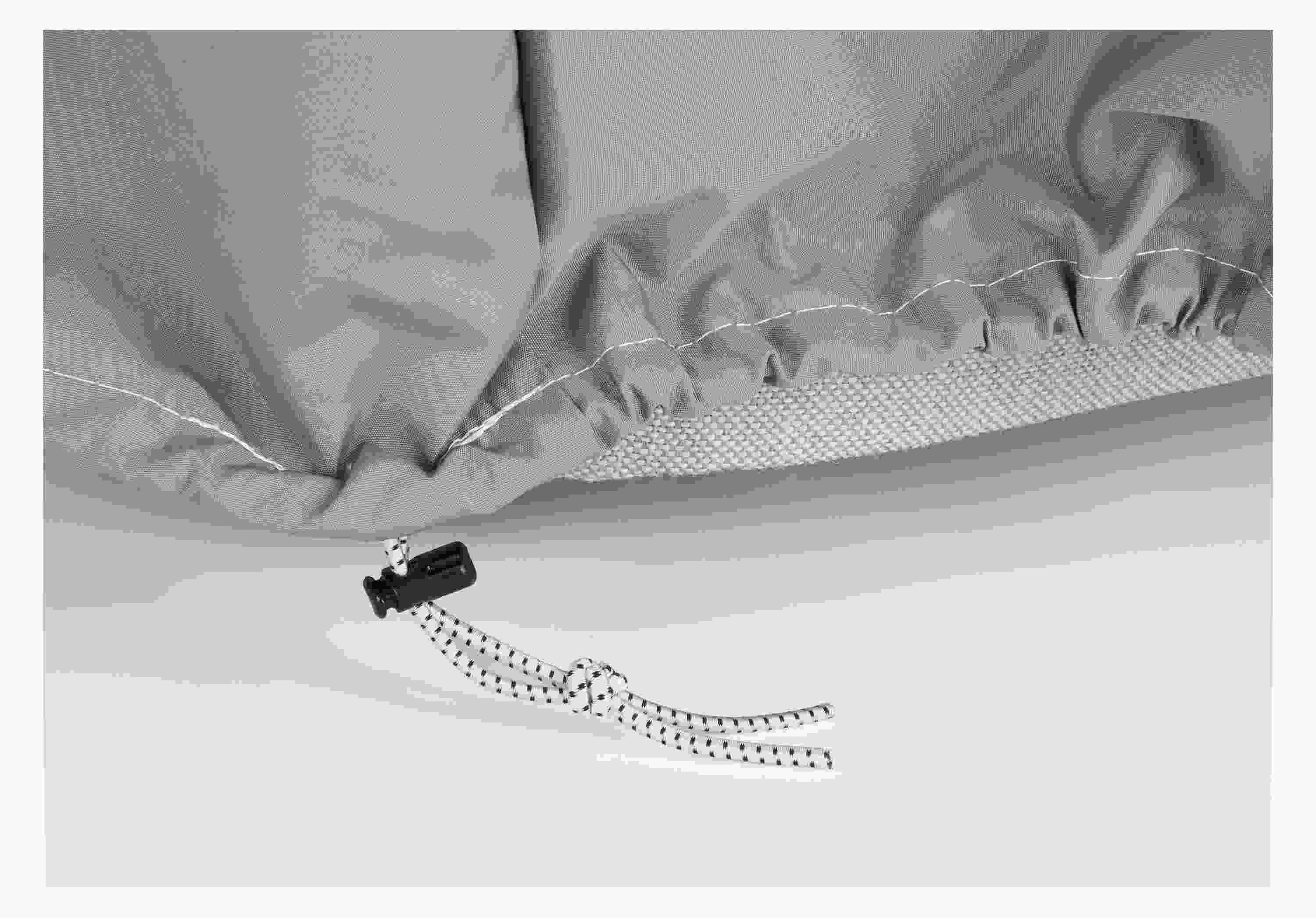 detail of drawstring closure for Outdoor Covers.