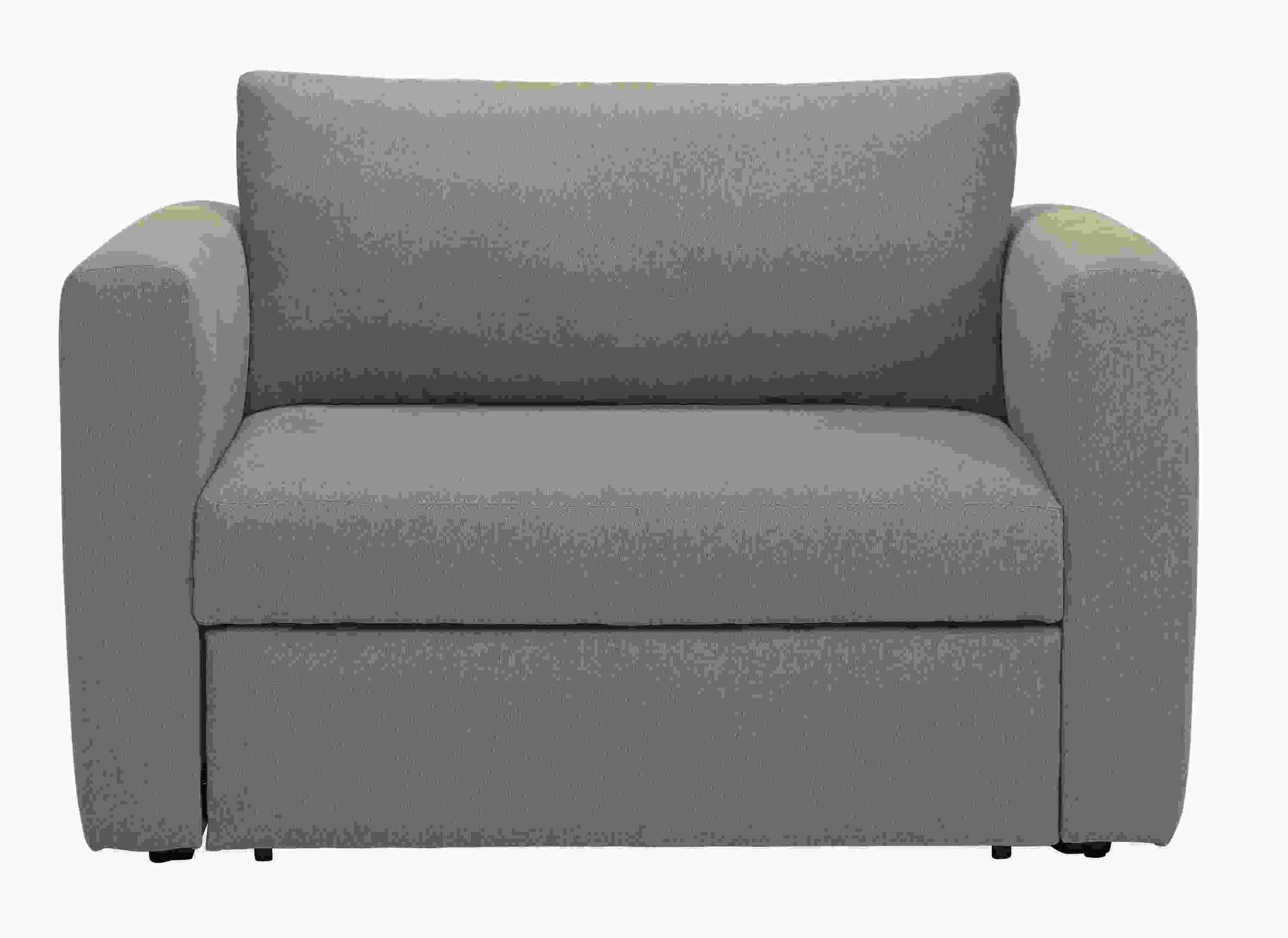 Front view of Oxford Pop-Up Platform Chair in Dawson Otter.