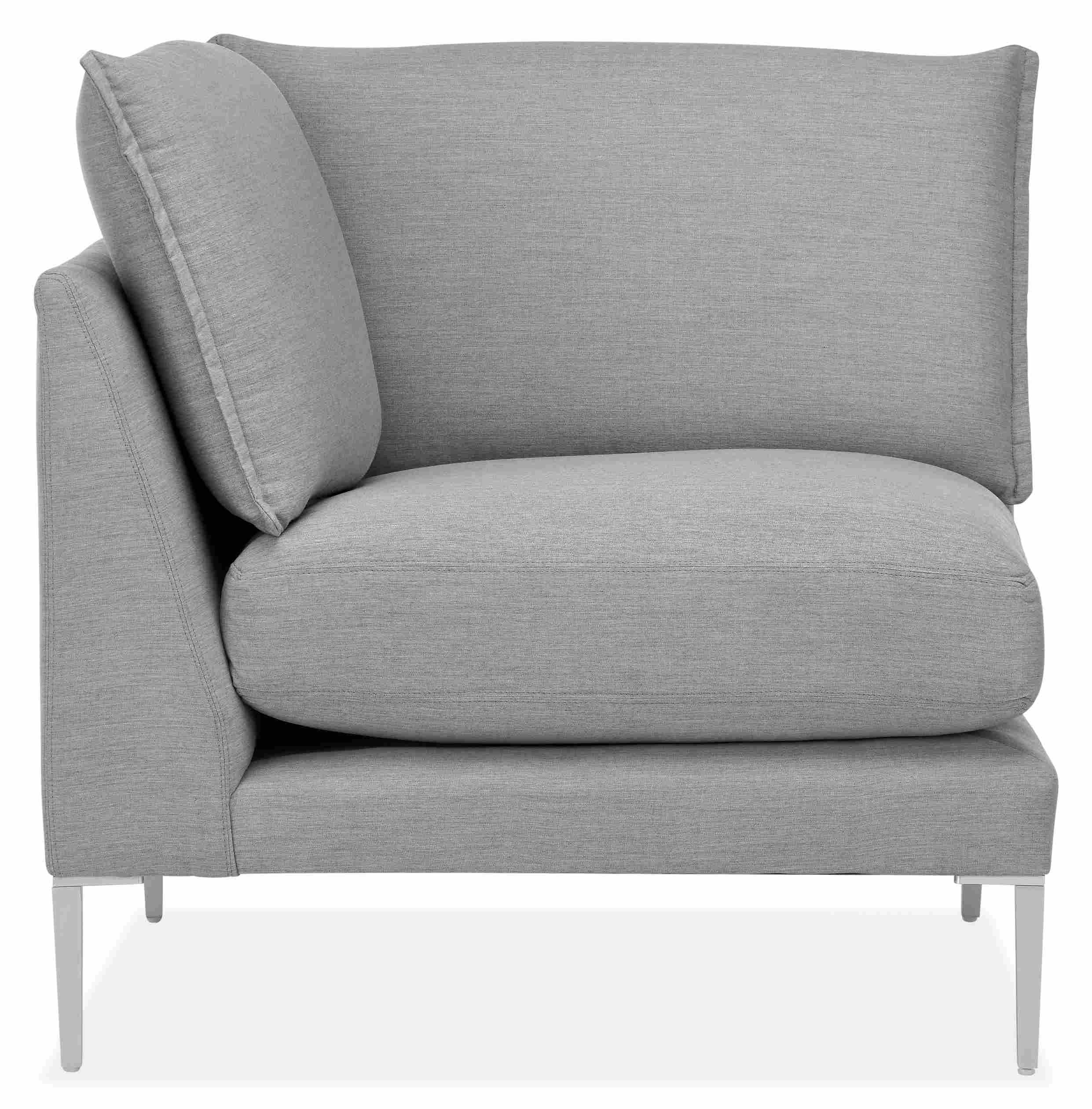 Front view of Palm Corner in Sunbrella Canvas Cement.
