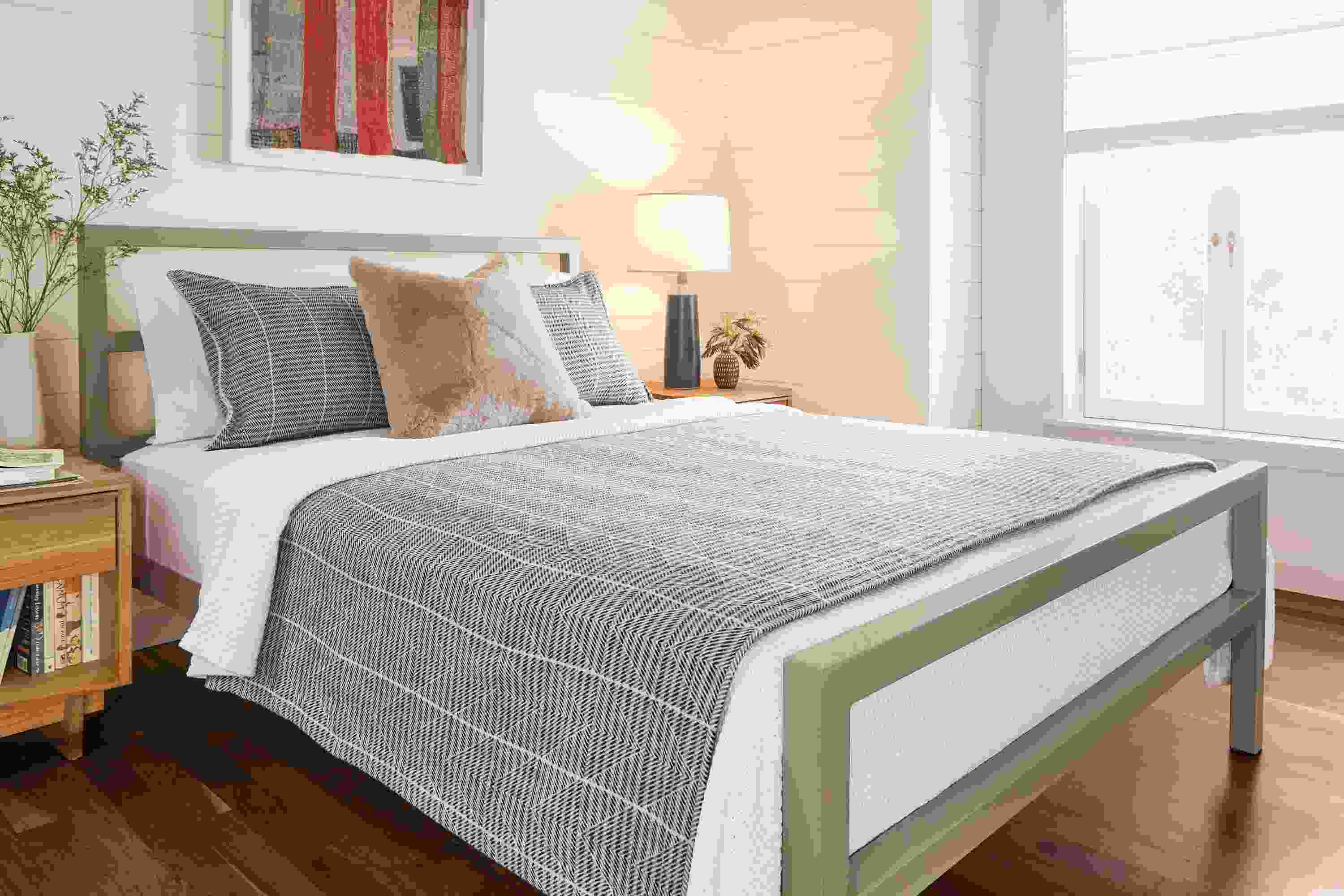 Parsons Bed in Taupe