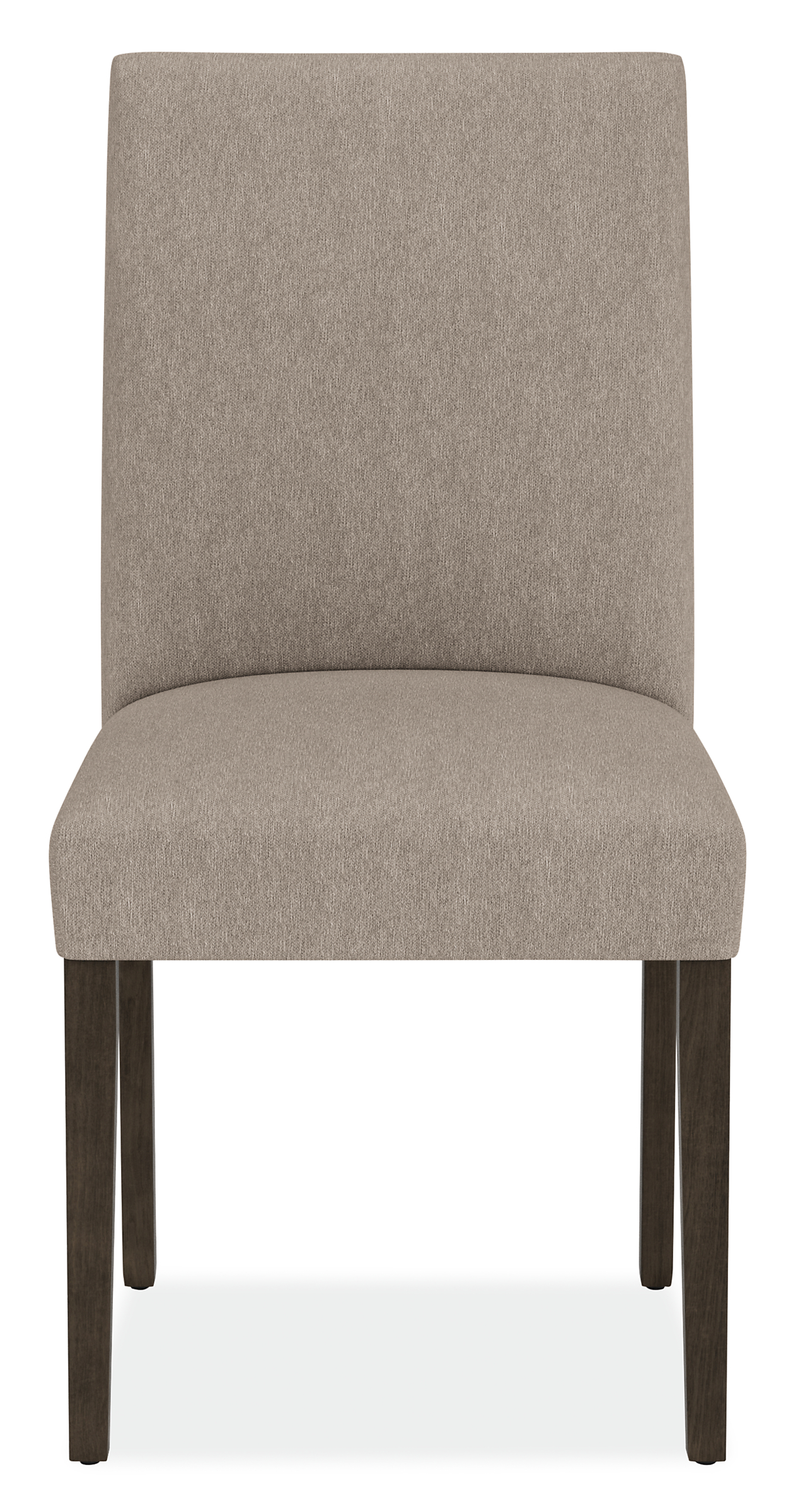 Front view of Peyton Dining Chair in Flint Ivory.