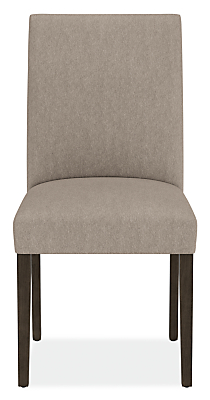 Front view of Peyton Dining Chair in Flint Ivory.