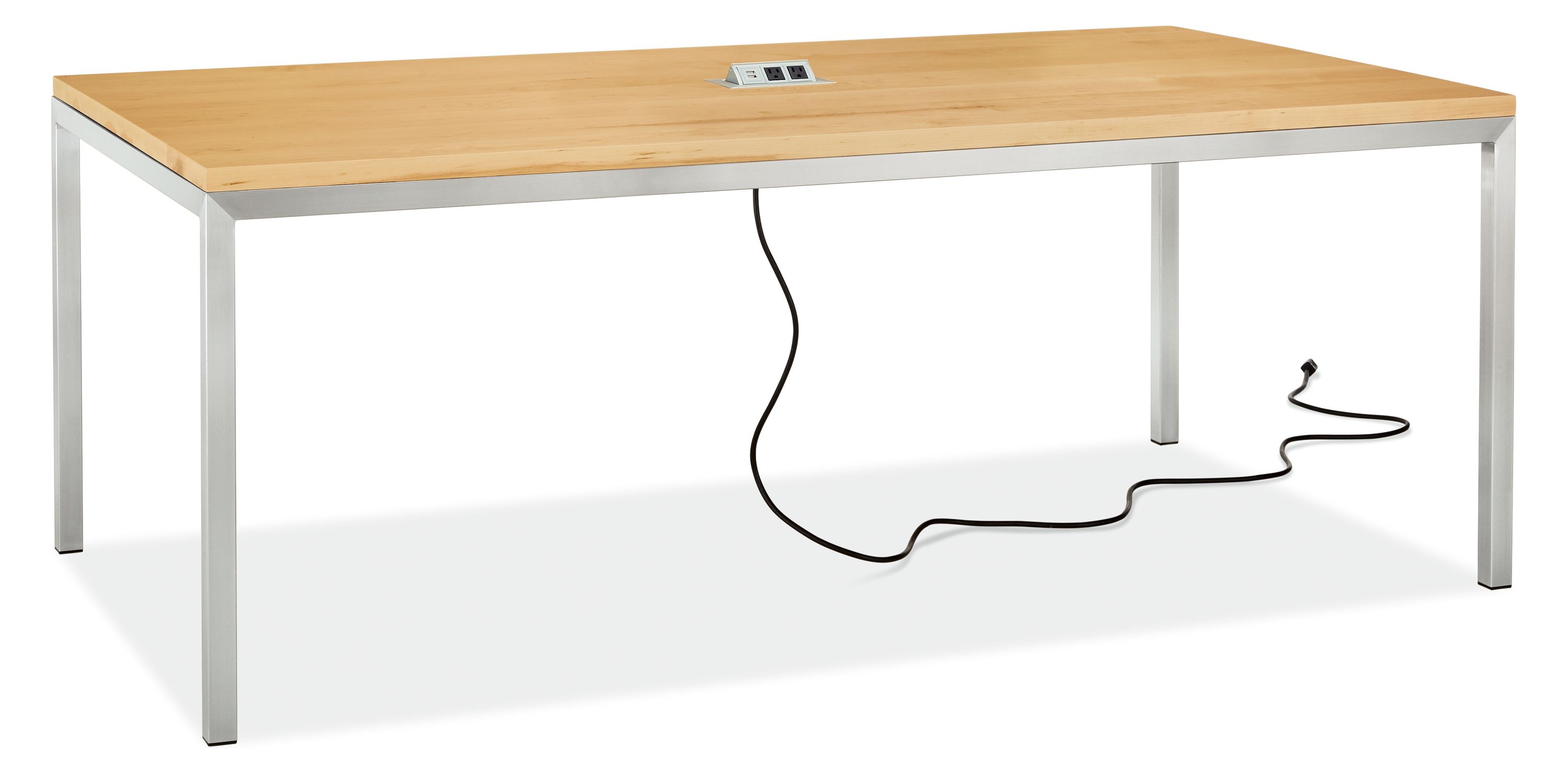 conference table with outlets