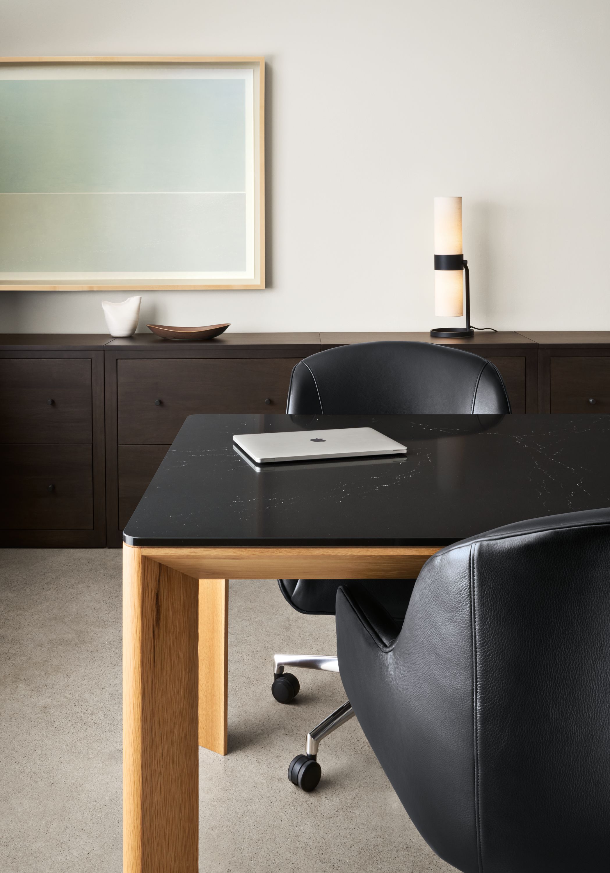 Pren Desks with Cambria Quartz Tops - Modern Office Furniture - Room & Board