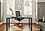 Office setting with Rand 60-wide table in Natural steel with Finora Office chair. 