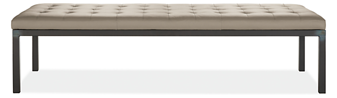 Front view of Ravella 72" Studio Sofa in Cape Leather.