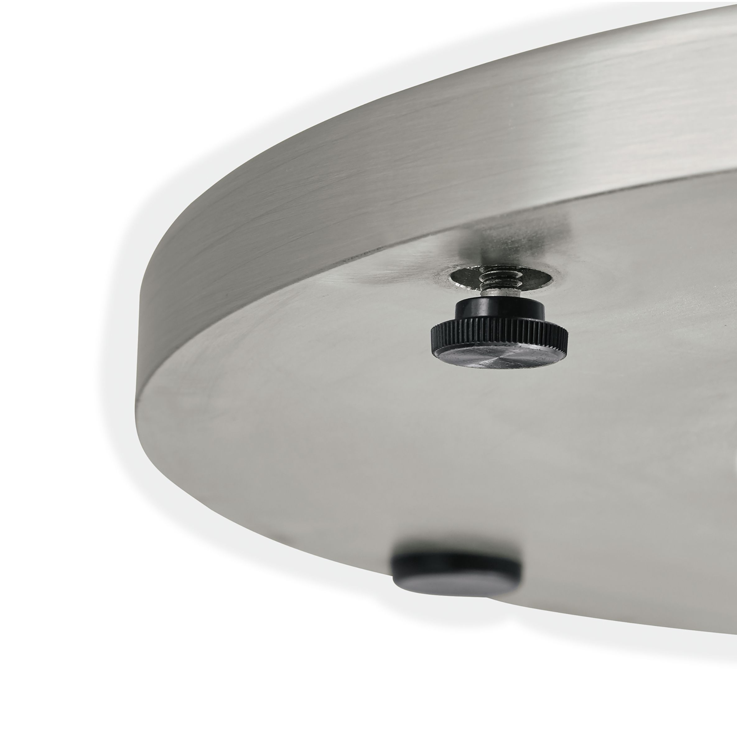 Detail of Rayne Floor Lamp Adjustable Leveling Foot.