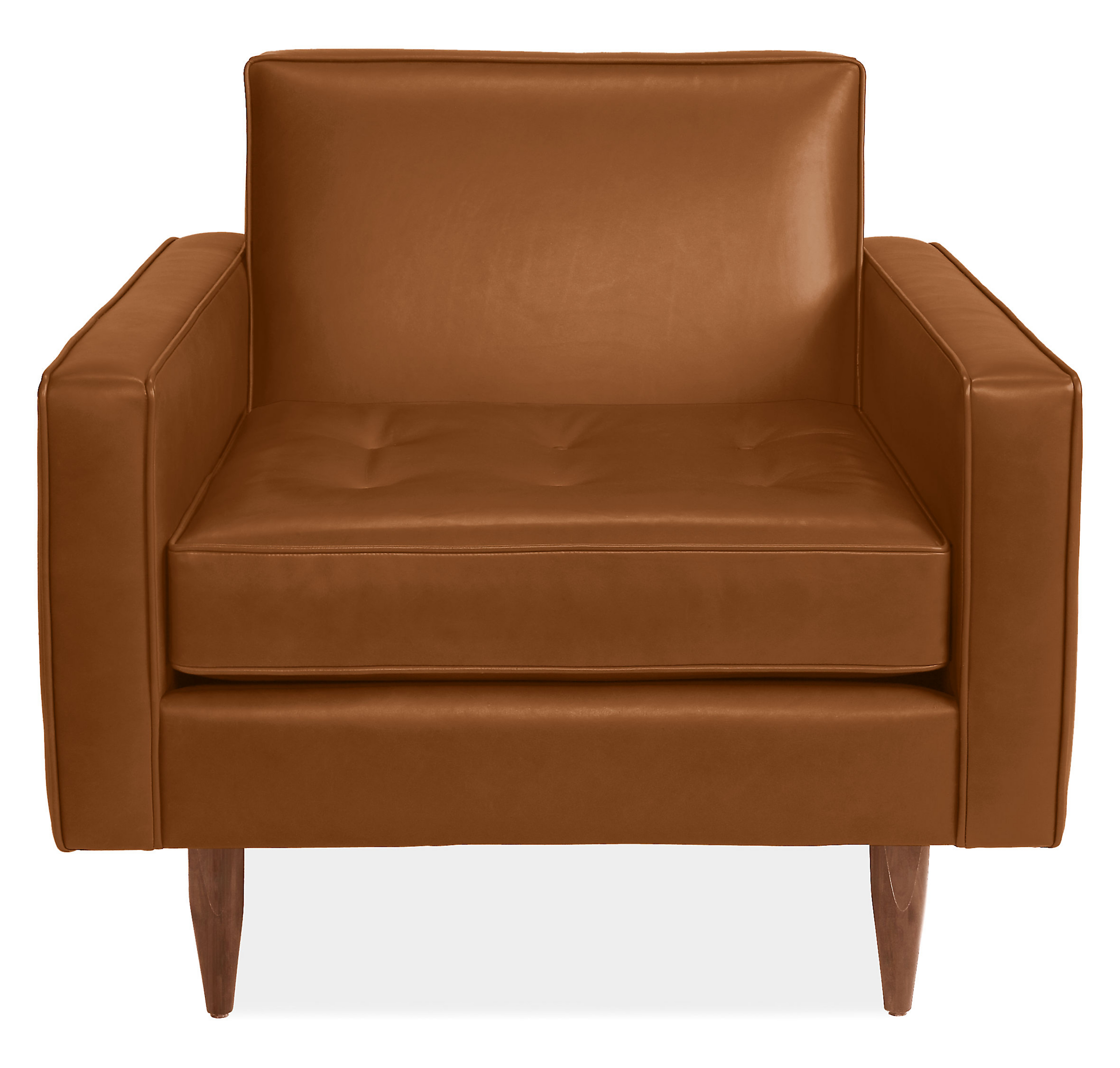 Front view of Reese Chair in Leather.