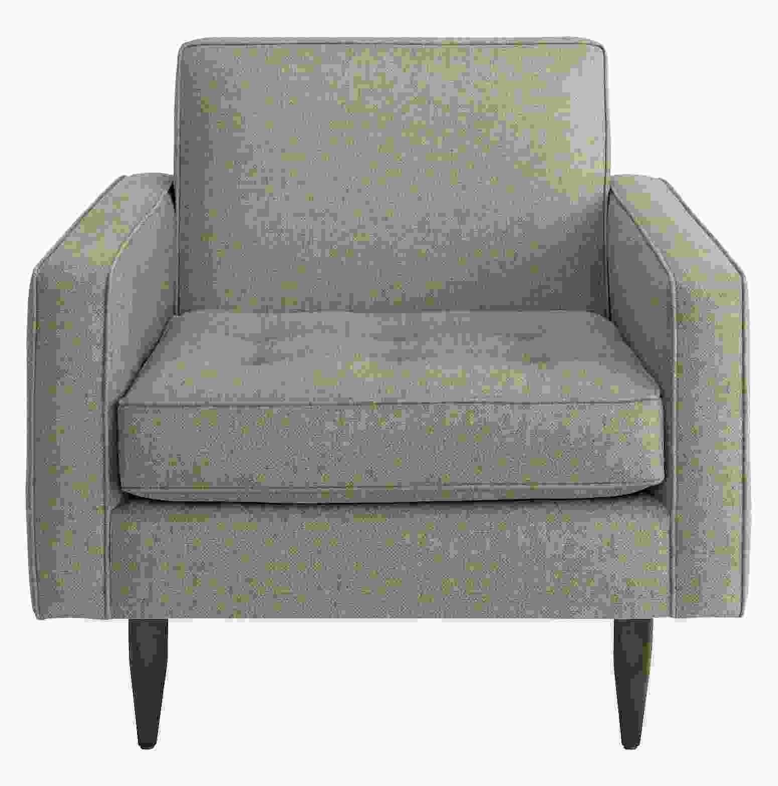 Front view of Reese Chair in Tatum Grey.