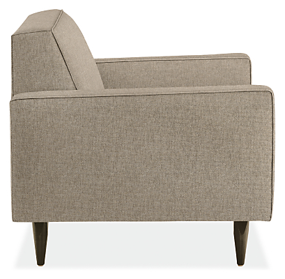 Side view of Reese Chair in Tatum Grey.