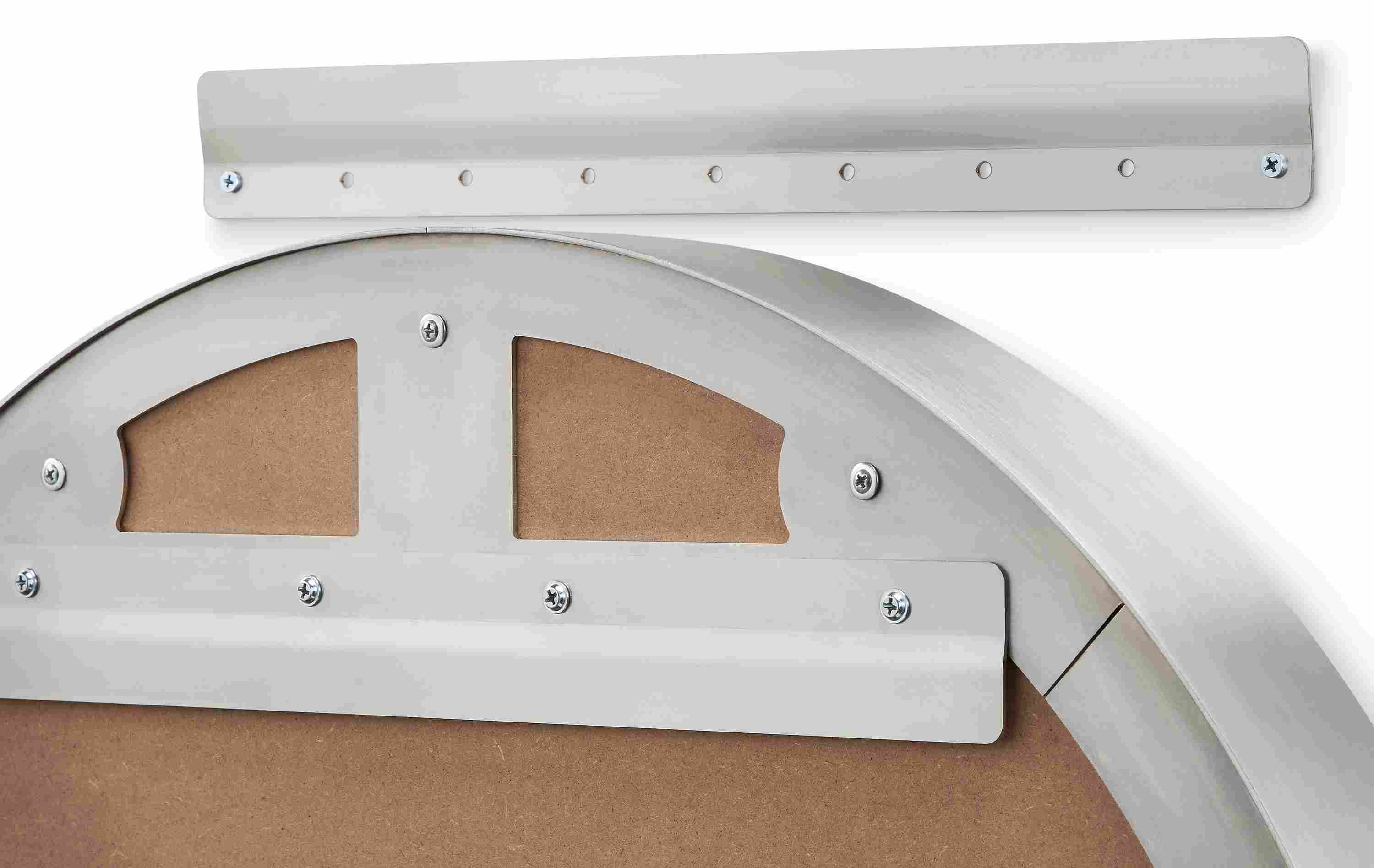 Back detail of the Reeves Mirror hanging assembly.