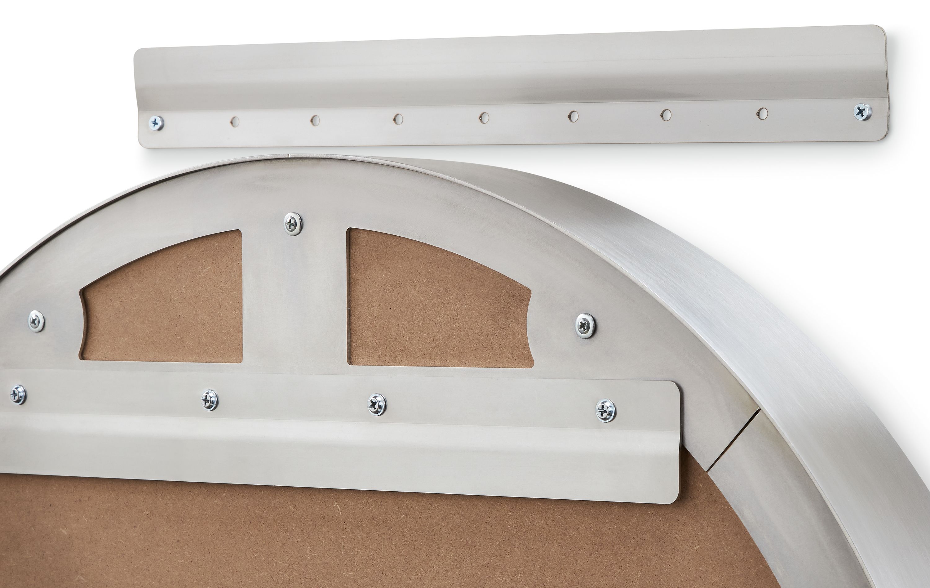 Back detail of the Reeves Mirror hanging assembly.