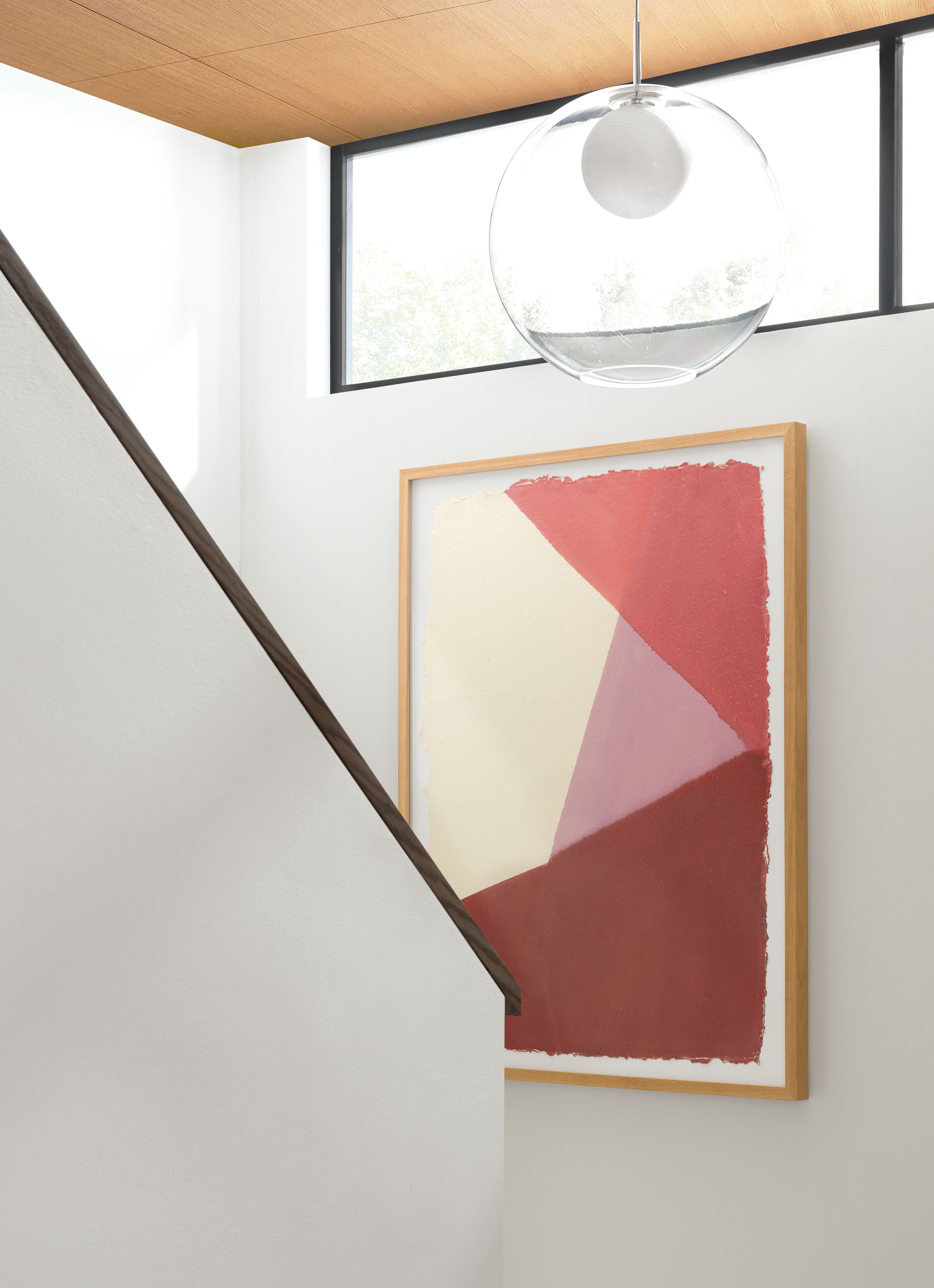 Robshaw, Dip Dye number-five limited edition framed art.