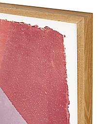 Detail of John Robshaw, Dip Dye #5, 2021, Rose, Limited Edition Framed.
