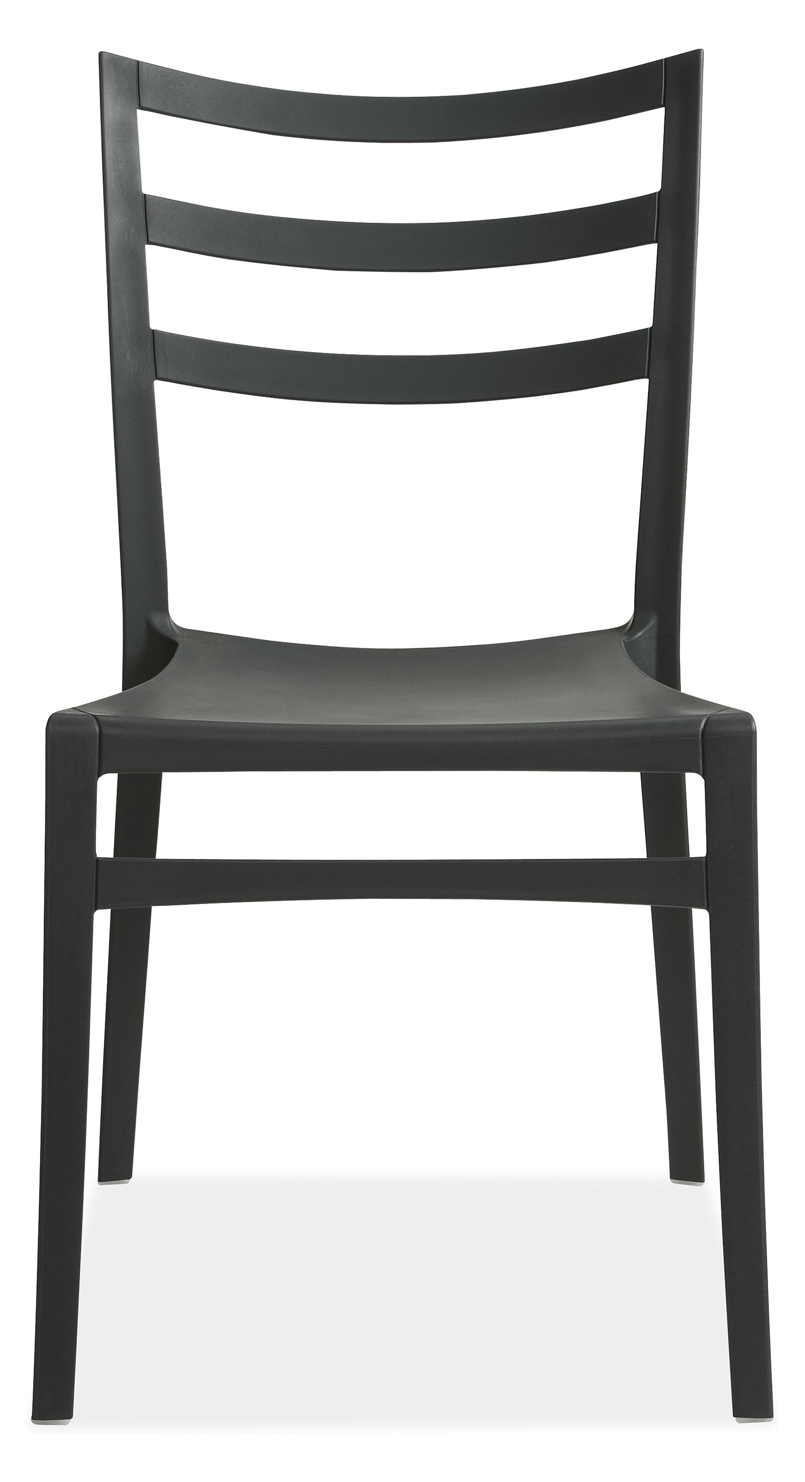 Front view of Sabrina Chair in Dark Grey.