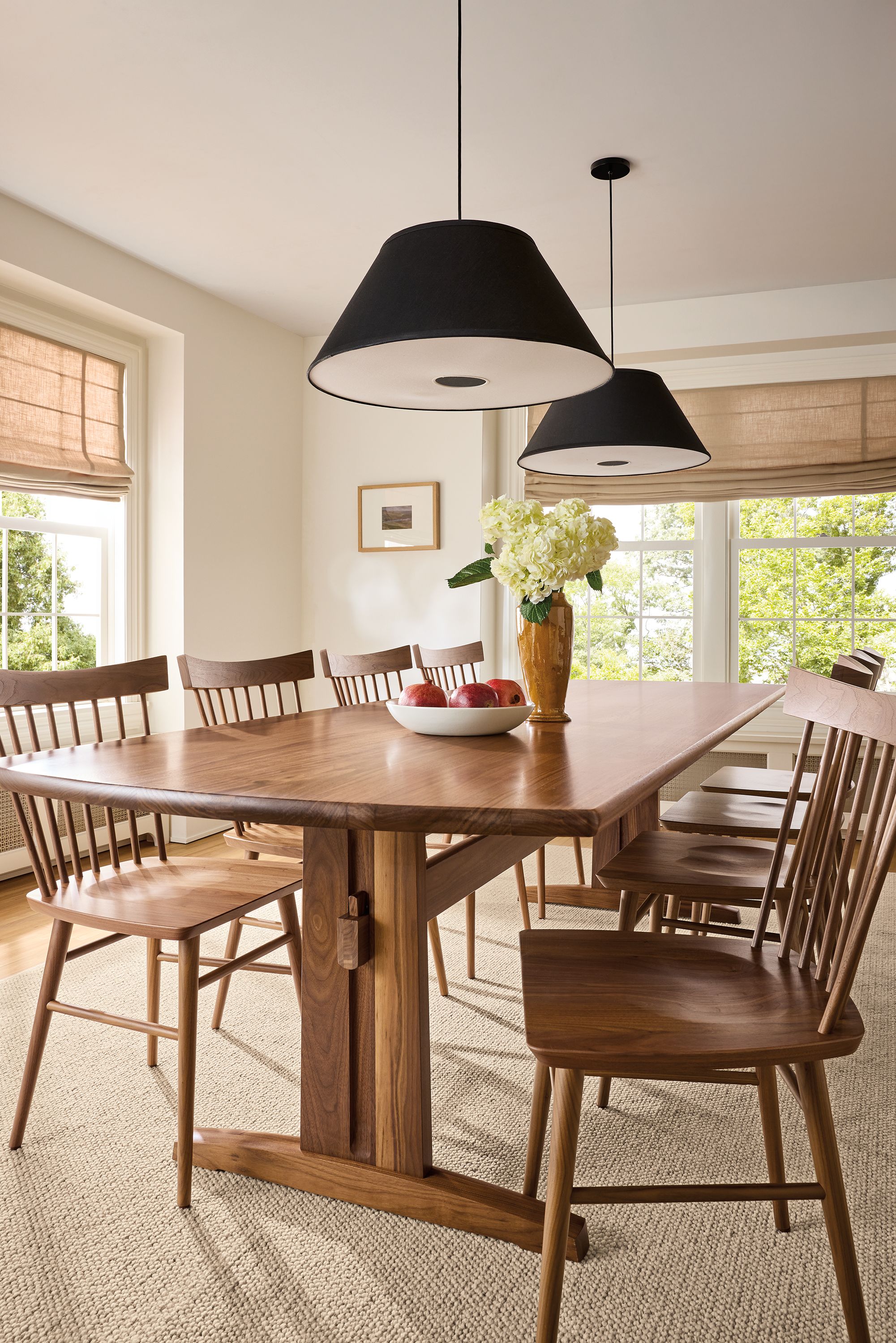 108w table in walnut