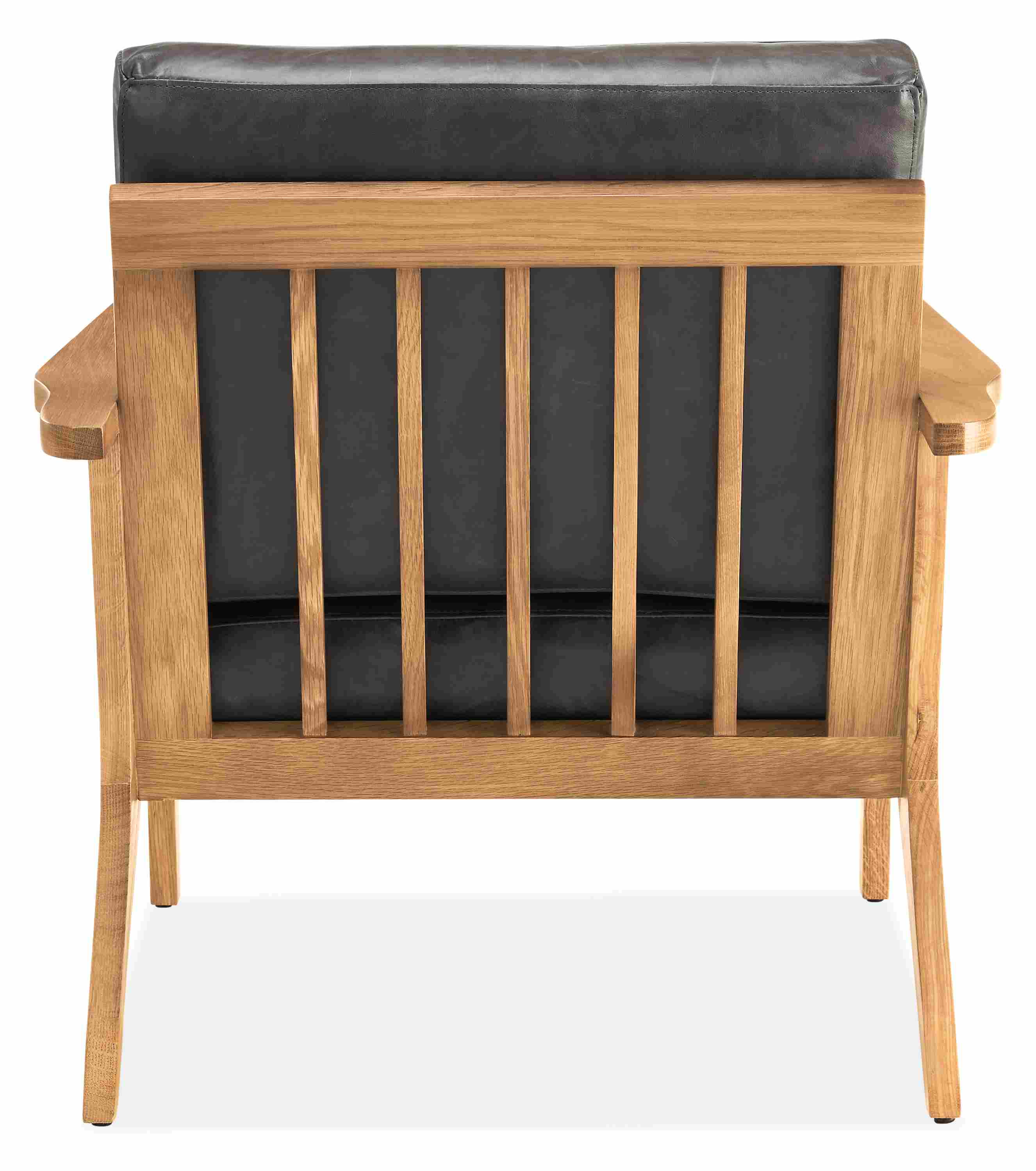 Back view of Sanna Chair in Vento Smoke.