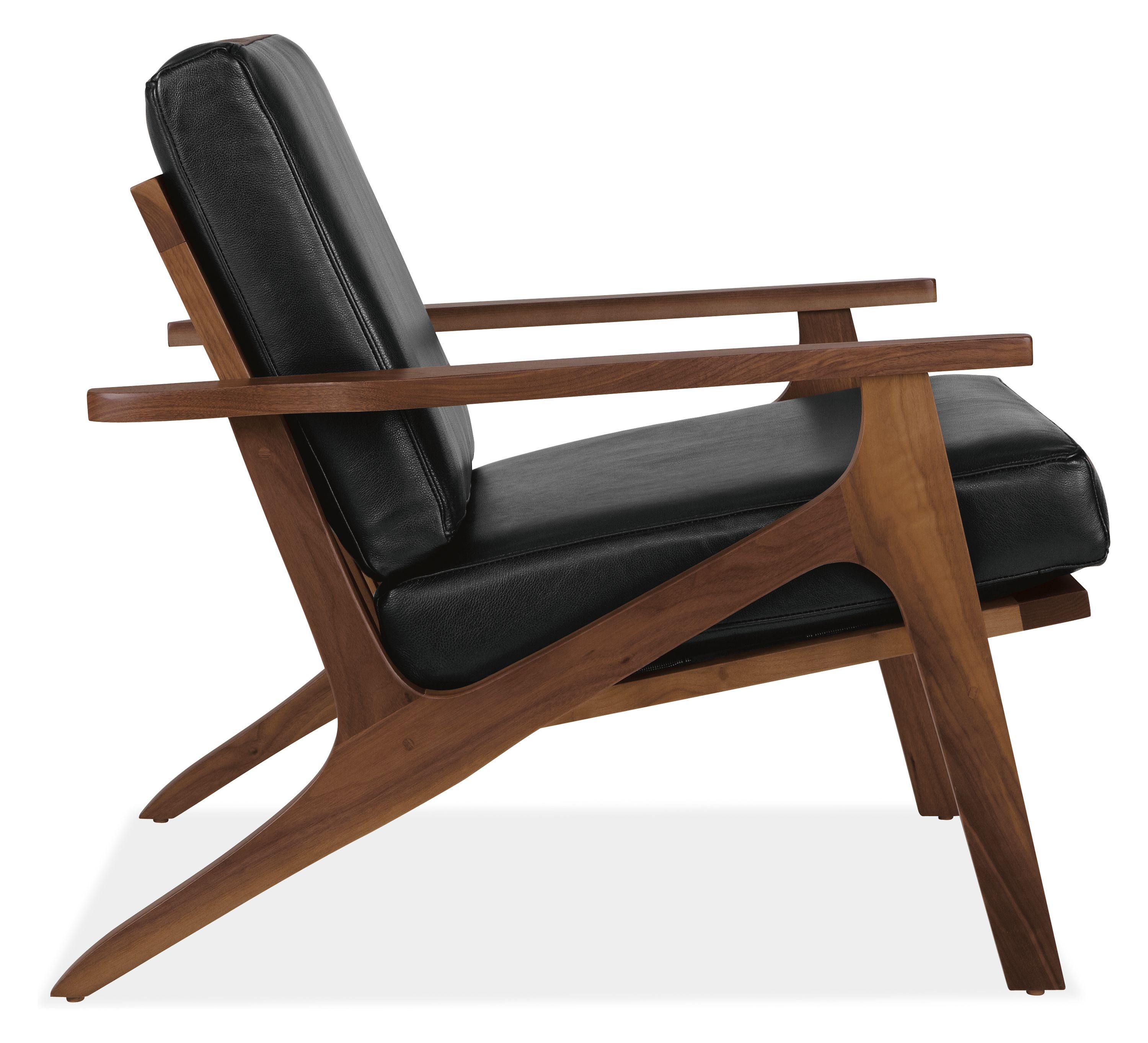 Side view of Sanna Chair in Livia.