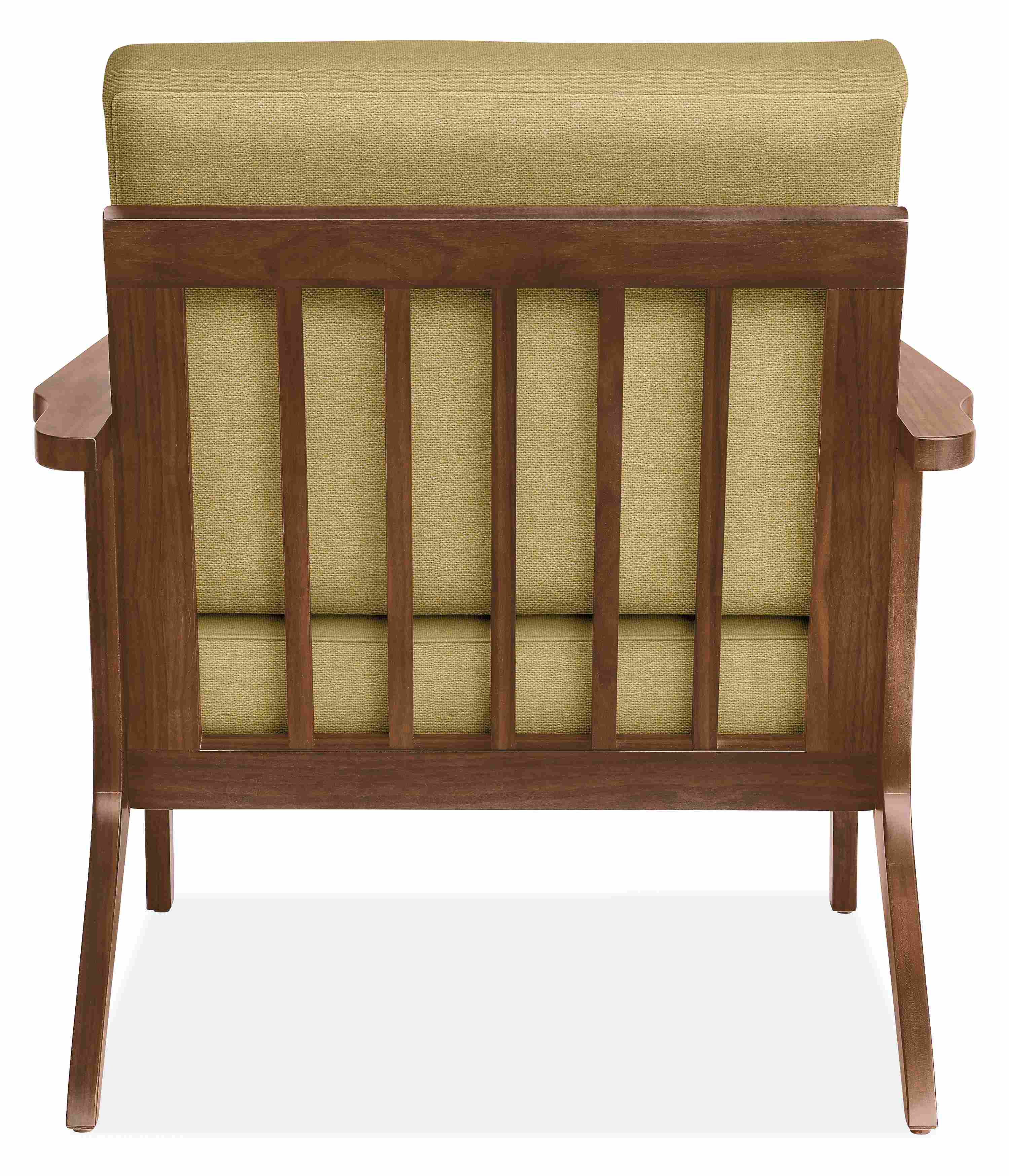 Back view of Sanna Chair in Tatum Mustard.