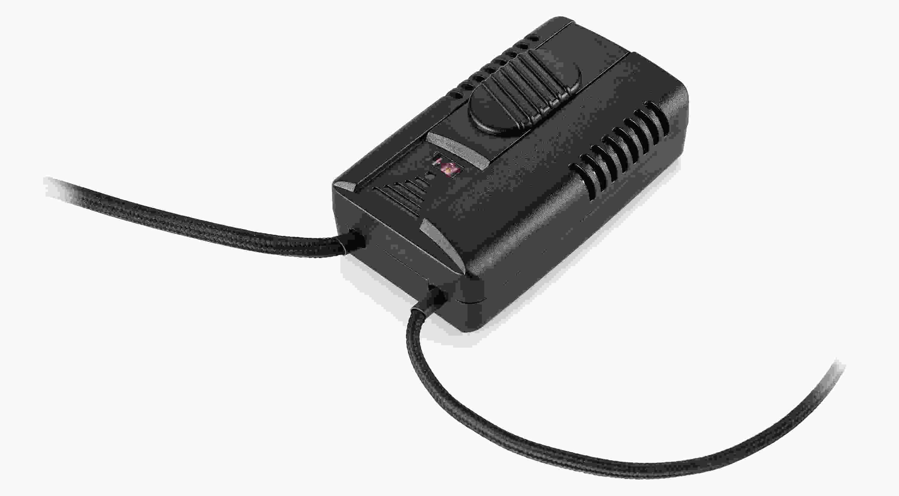 Detail of Sielaff table lamp switch- Black.